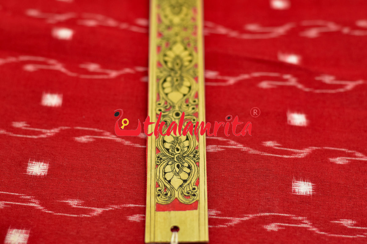 Orange 3D Flower (Talapatra Bookmark)
