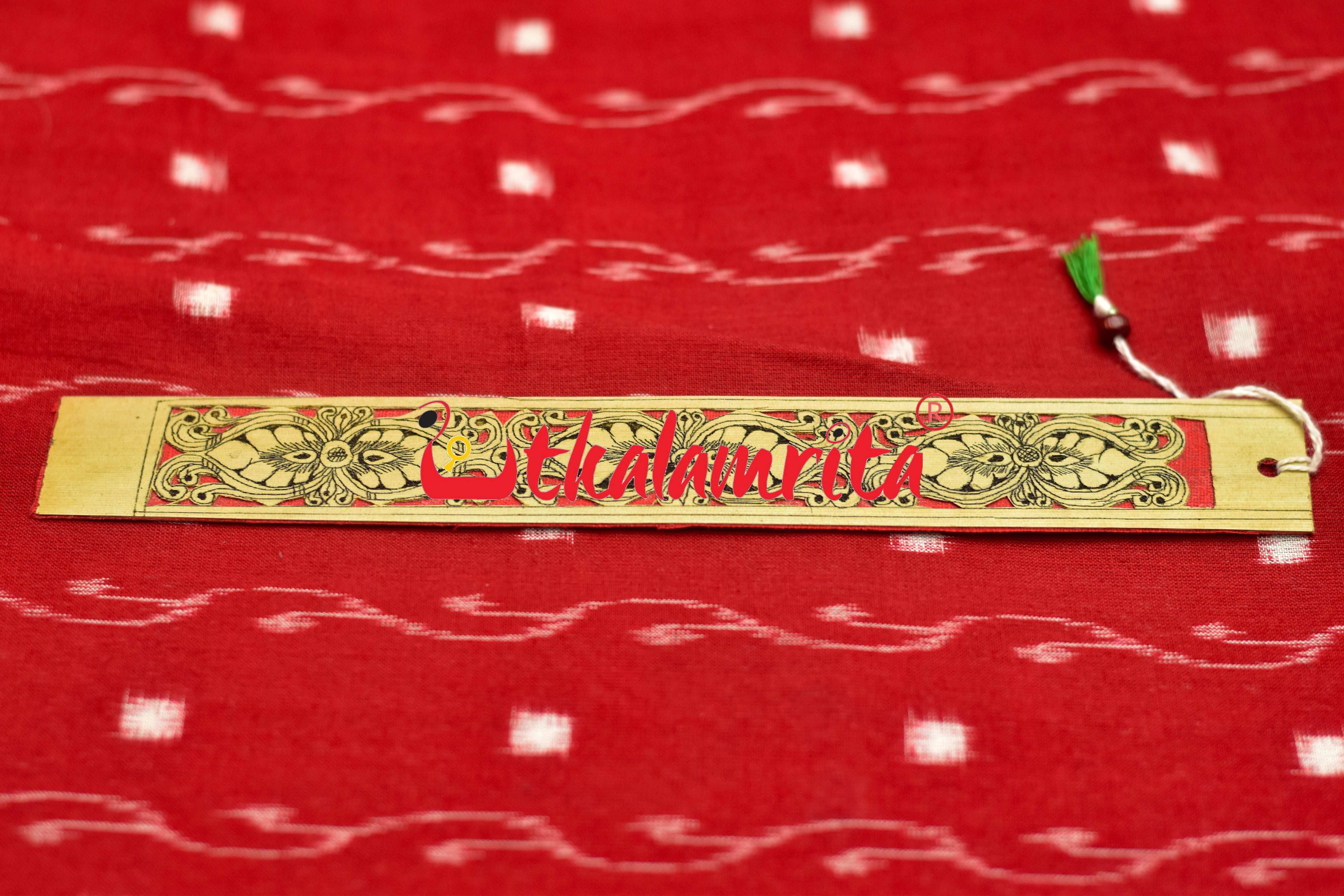 Orange 3D Flower (Talapatra Bookmark)