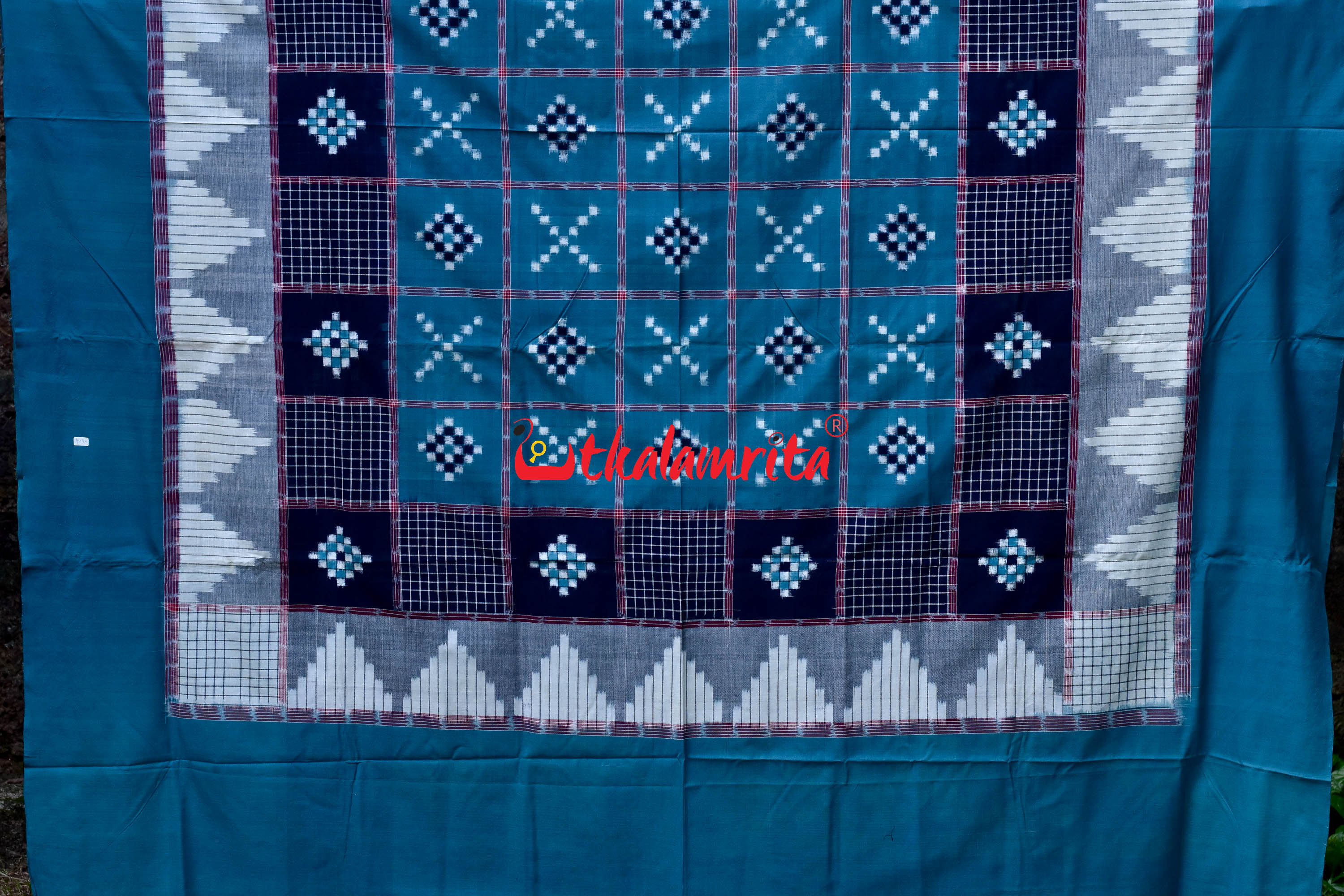 Fortnum Green with Black Checks Pasapali Bedsheet