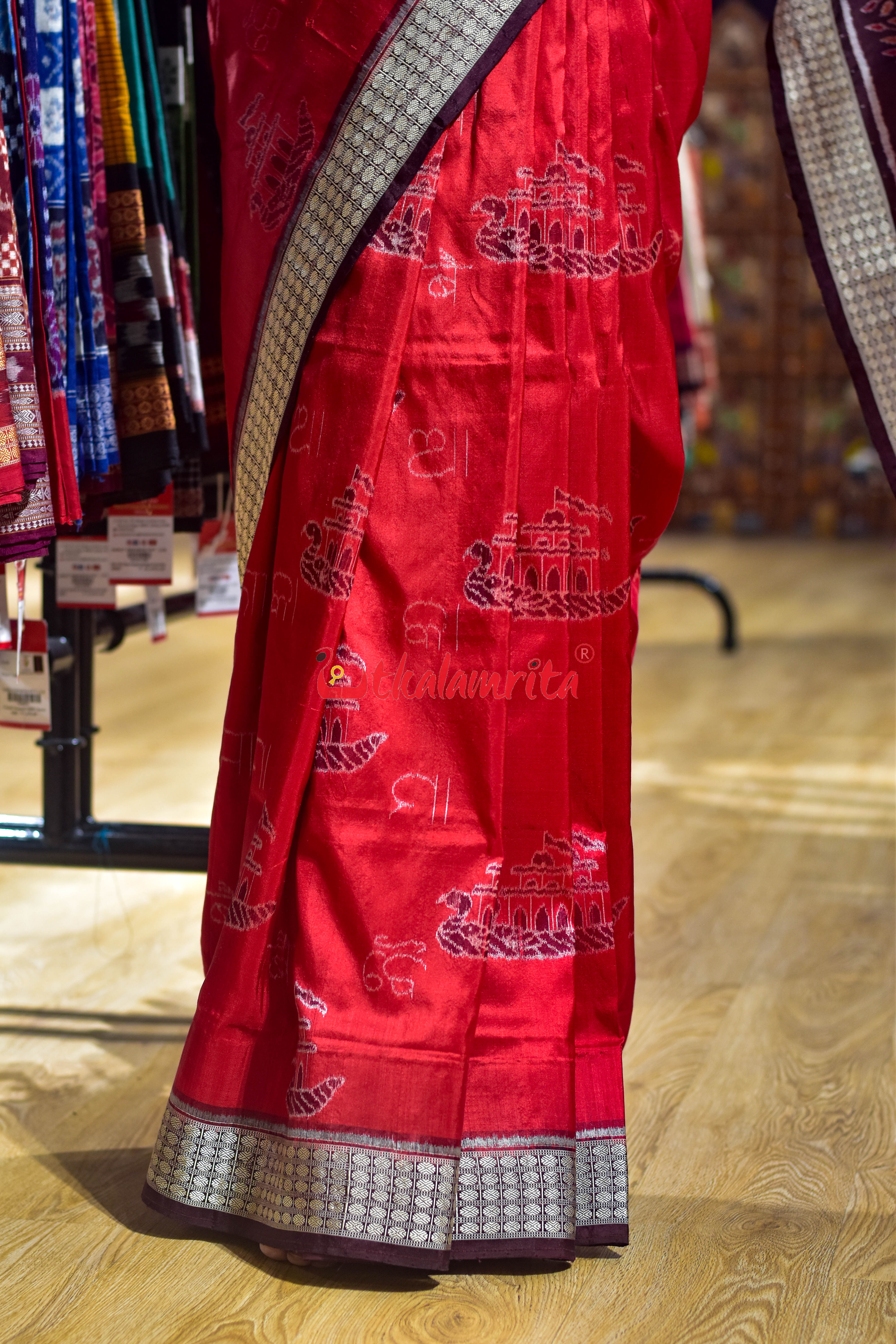 AA KA MA BOI Sambalpuri silk saree