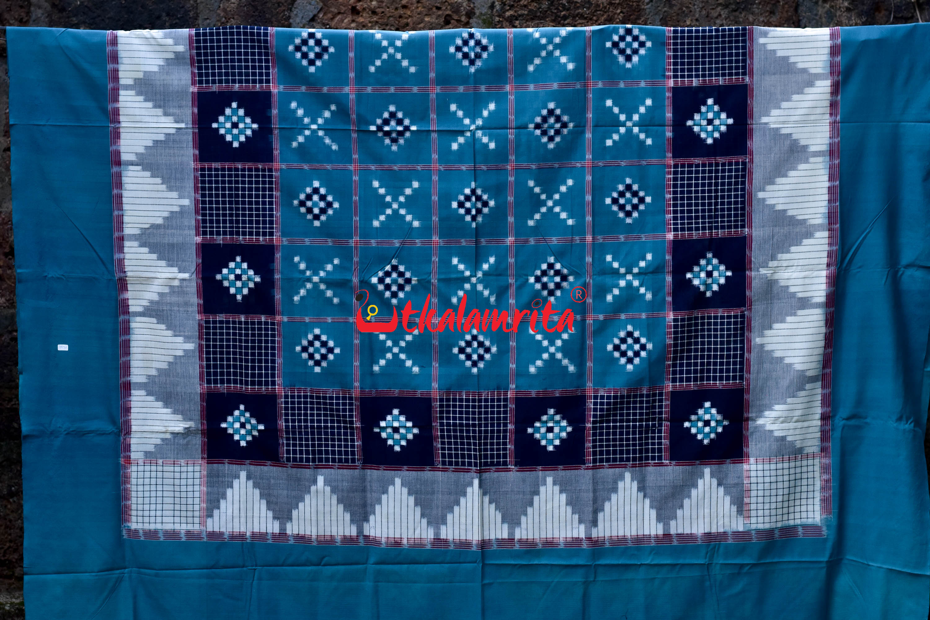 Fortnum Green with Black Checks Pasapali Bedsheet