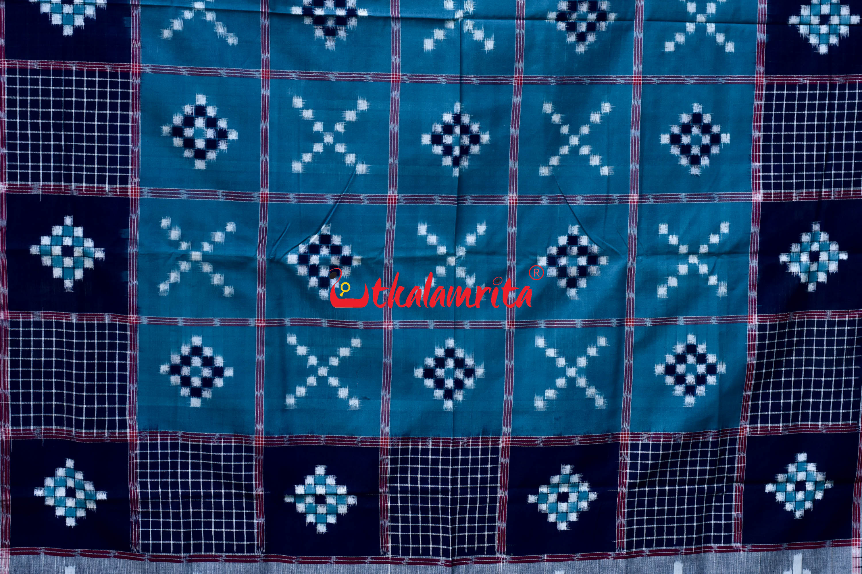 Fortnum Green with Black Checks Pasapali Bedsheet