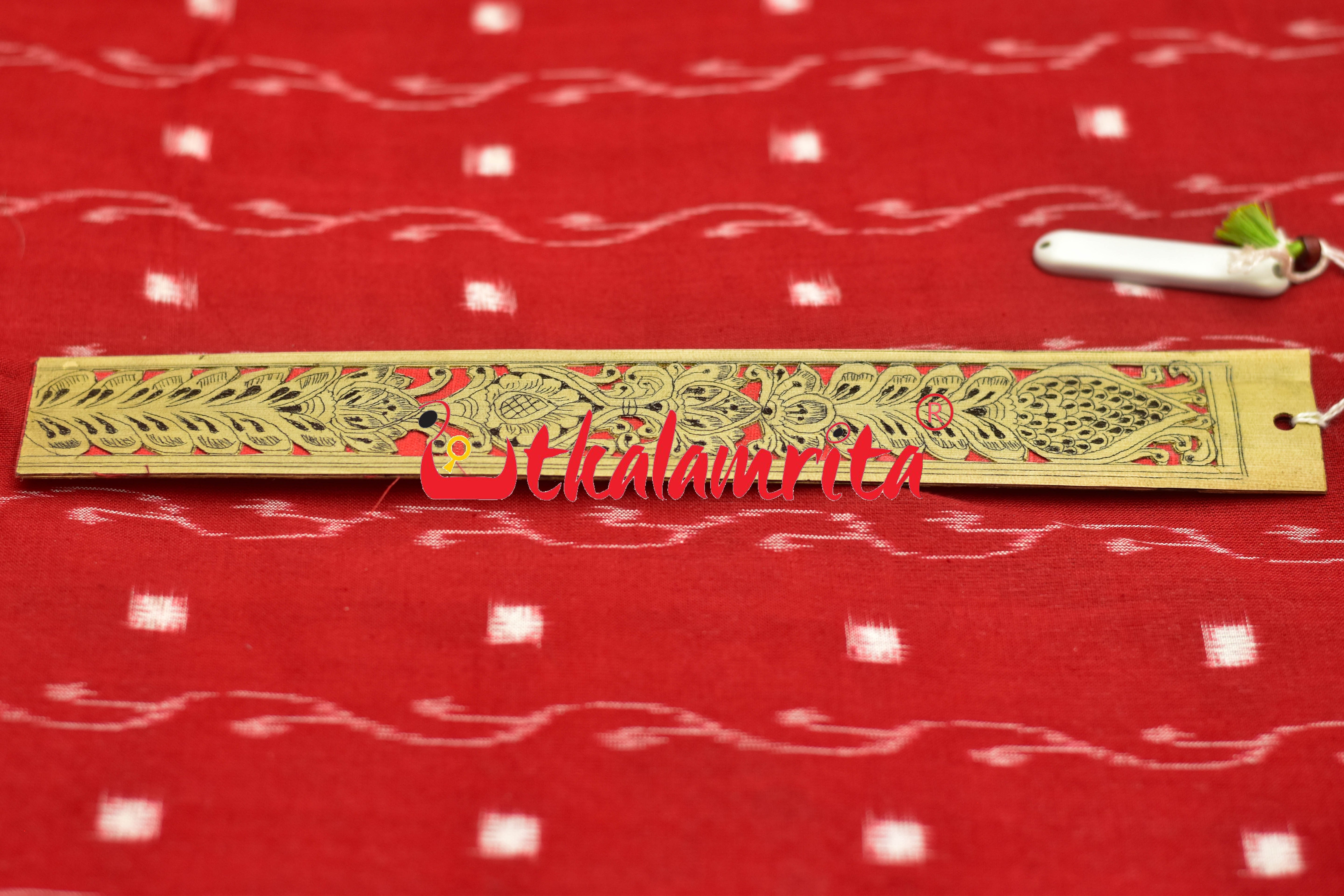 Orange Jhoti Flower (Talapatra Bookmark)