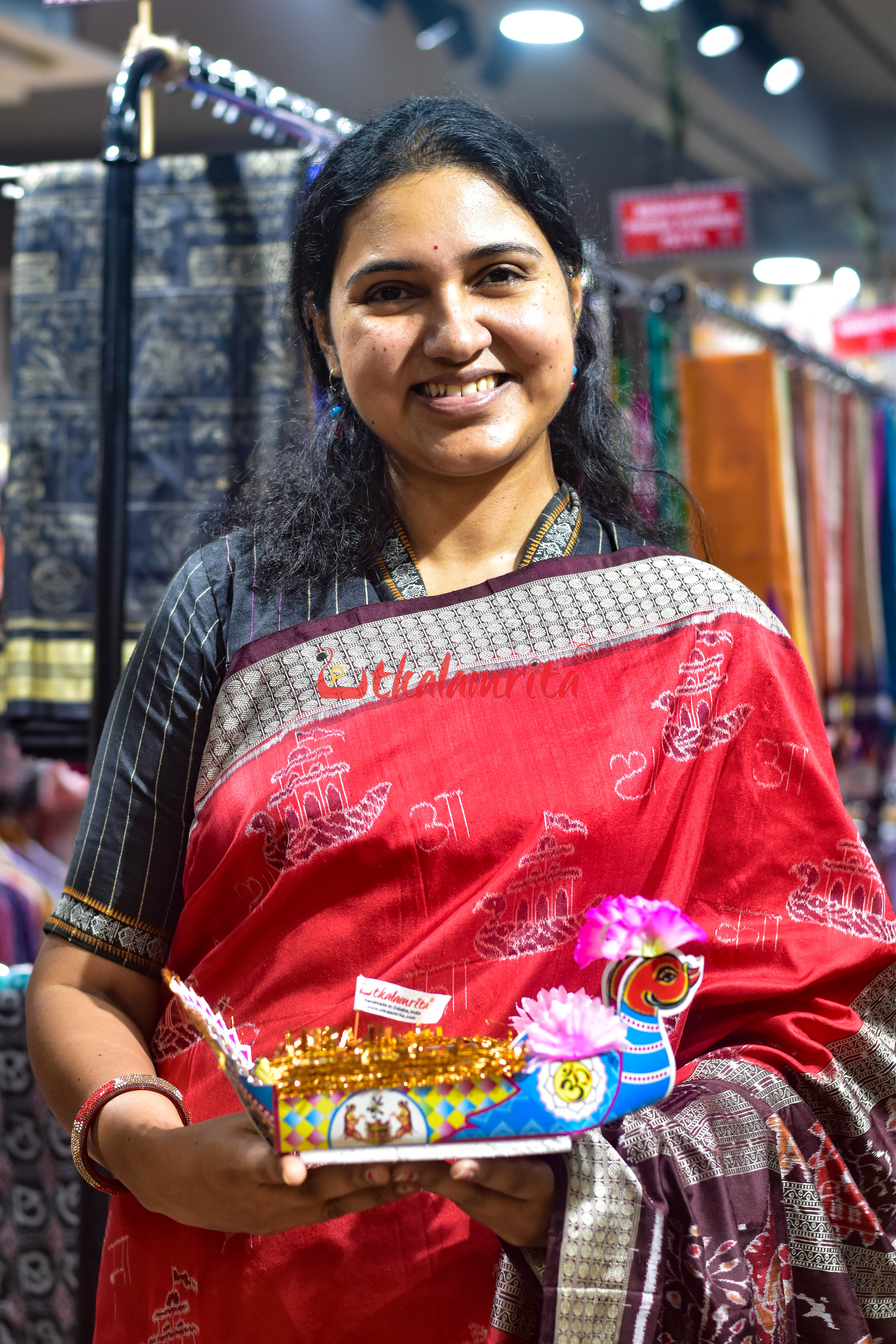 AA KA MA BOI Sambalpuri silk saree