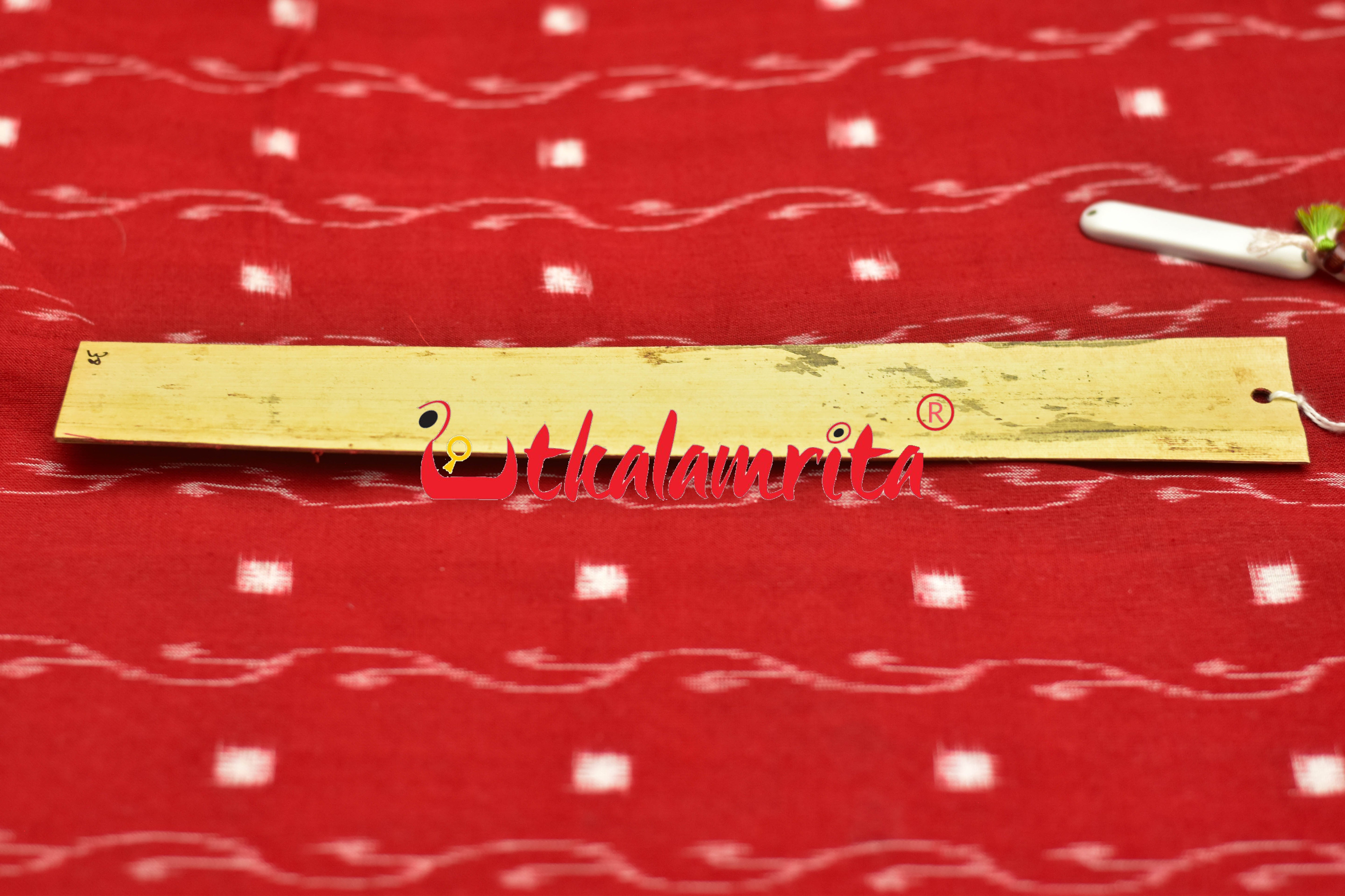 Orange Jhoti Flower (Talapatra Bookmark)