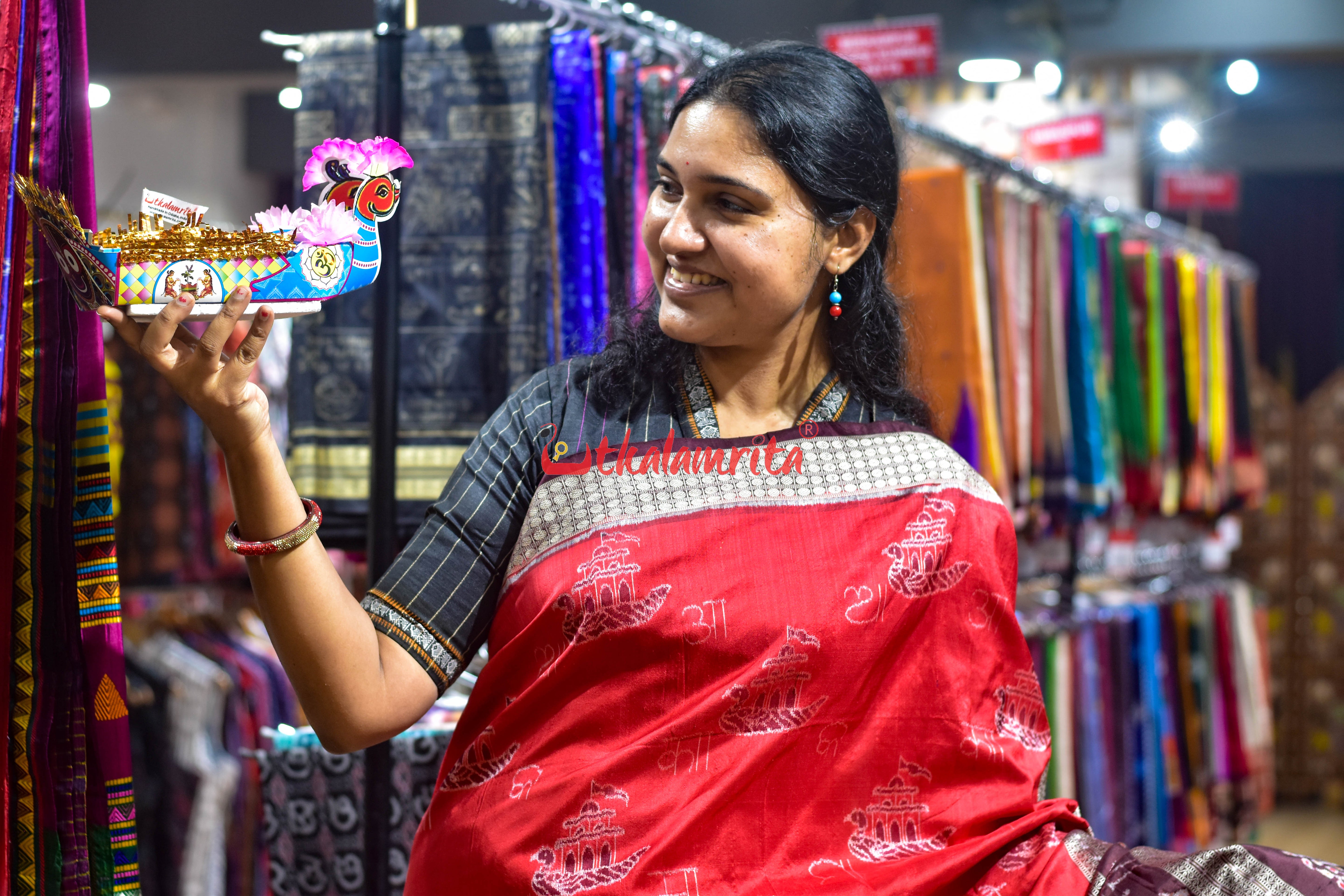 AA KA MA BOI Sambalpuri silk saree