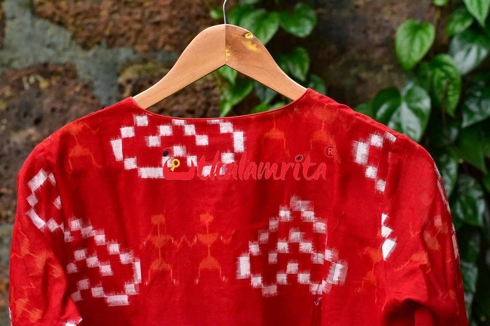 Big Red Hearts & Tribals (Short Kurta)