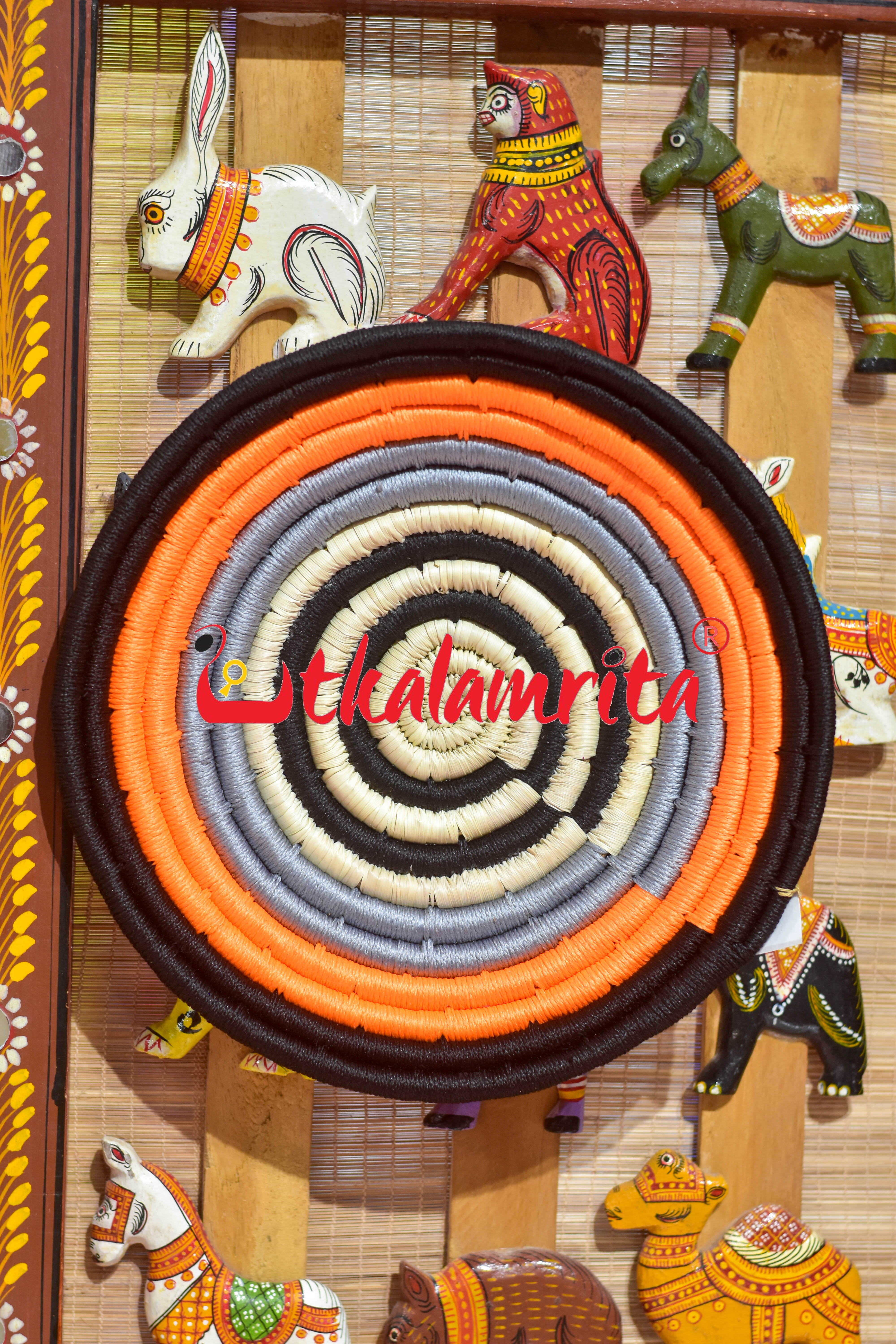 Sabai Grass Wall Basket (S)