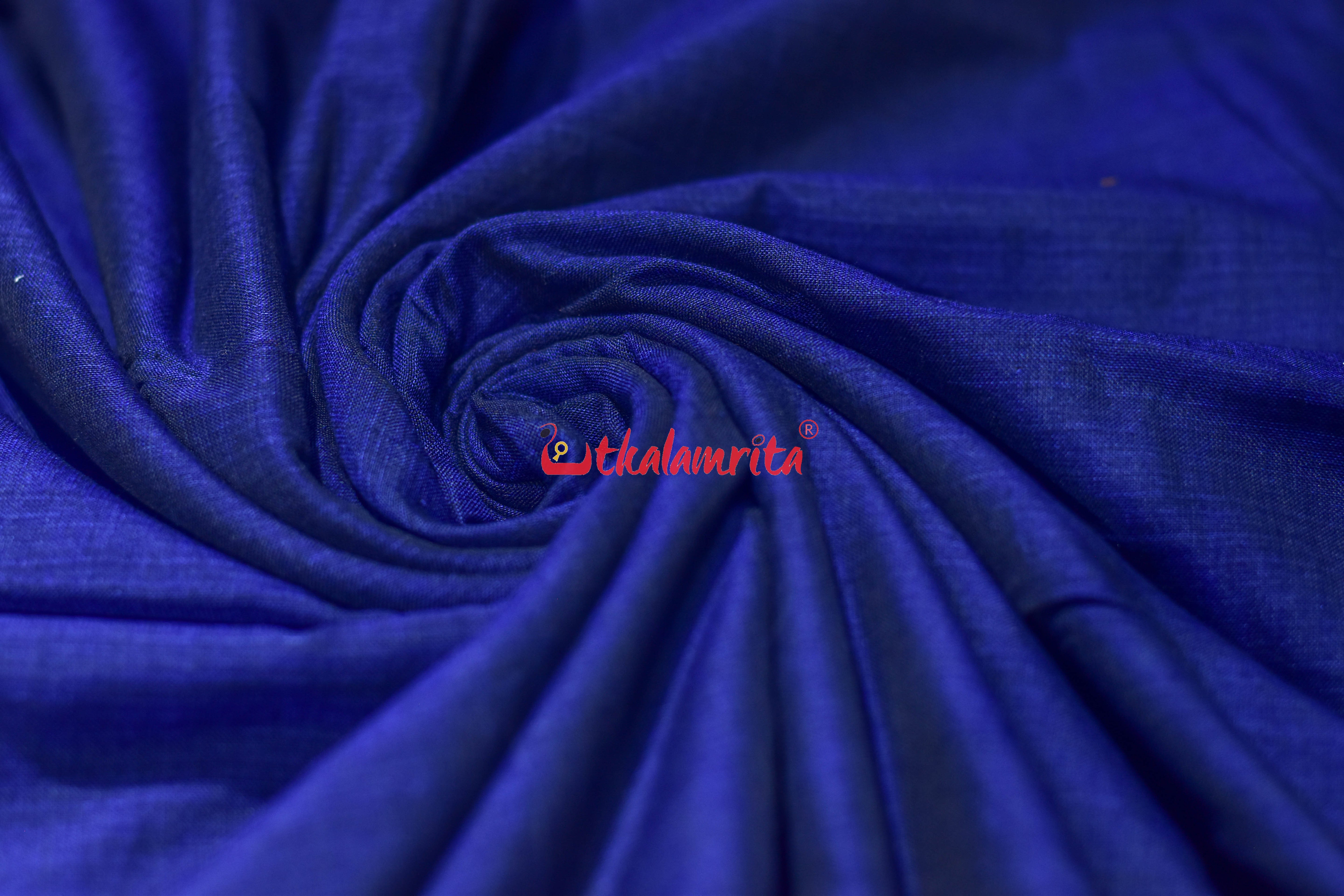 Blue With Ikat Border (Fabric)