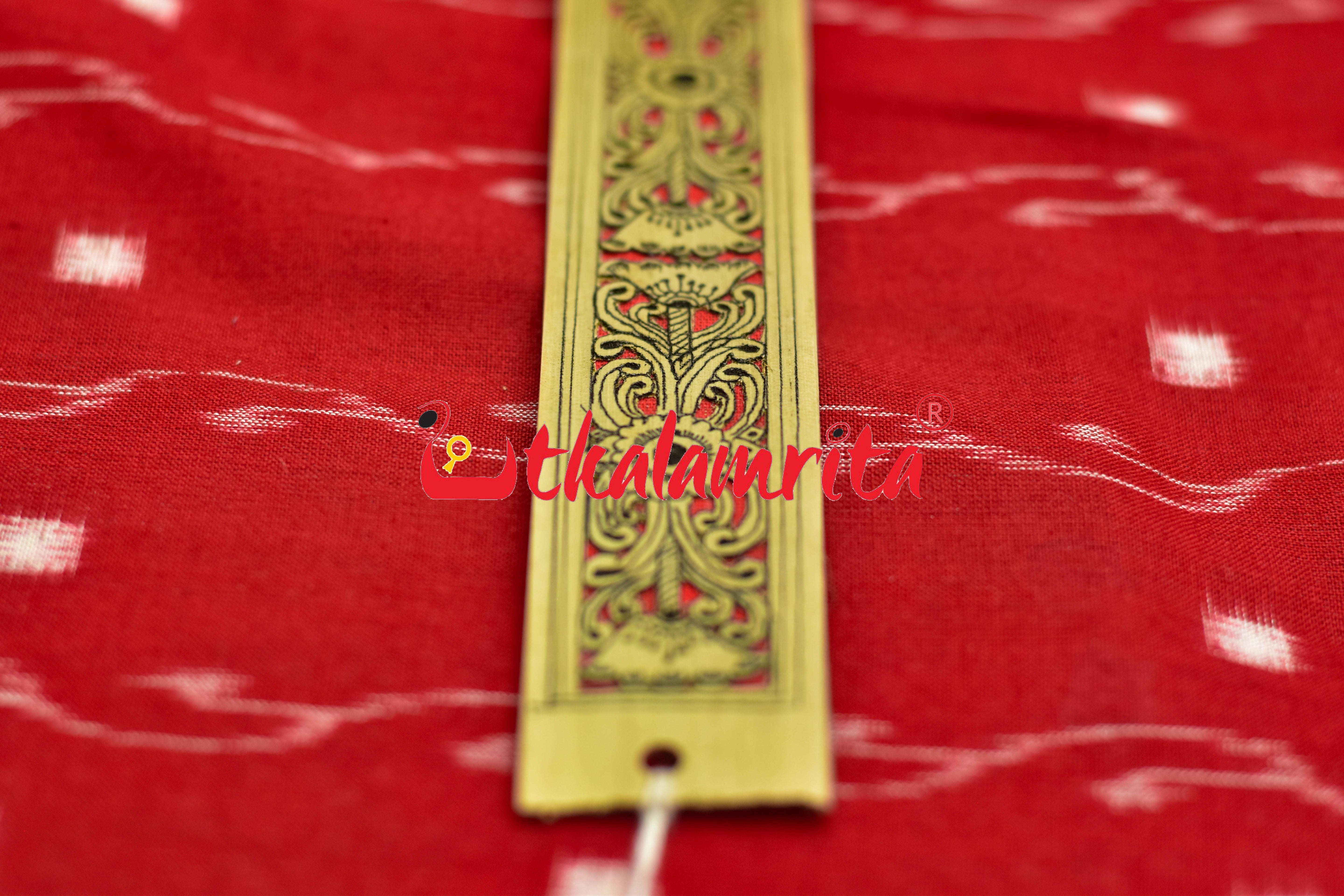 Orange 3D Big Flower (Talapatra Bookmark)