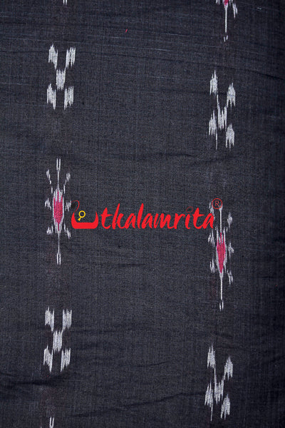 Black Pasapali with Flower (Fabric)