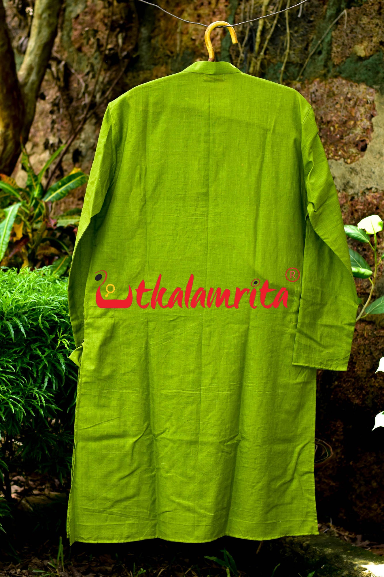 Mehndi Green Plain (Full Kurta)