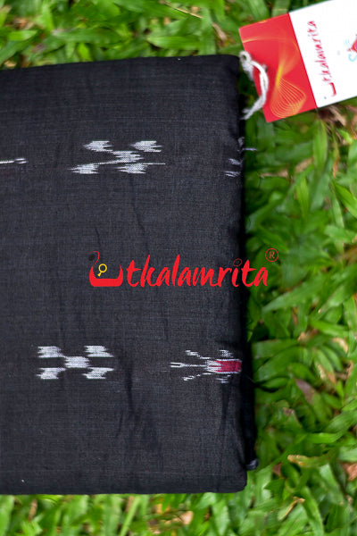Black Pasapali with Flower (Fabric)