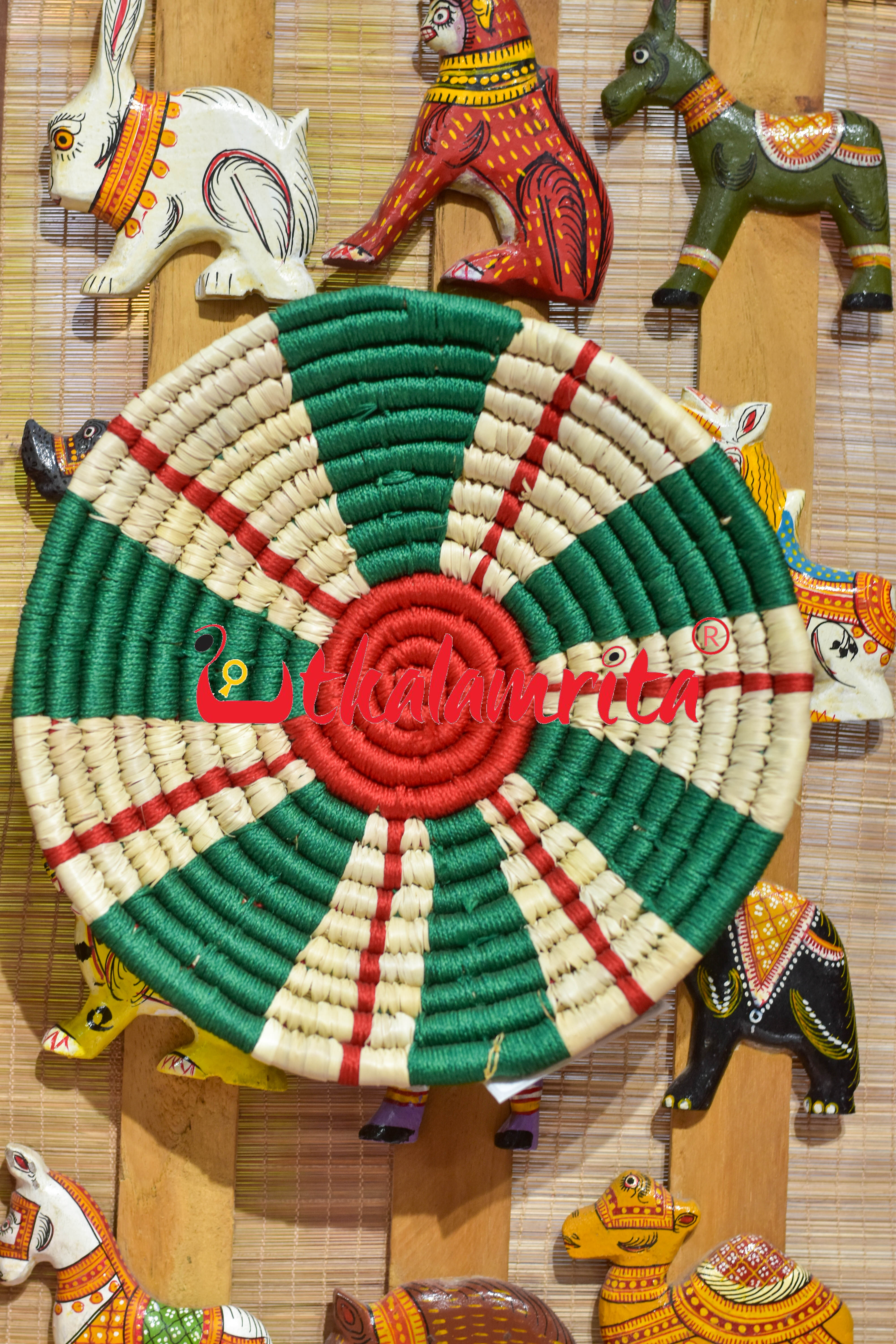Sabai Grass Wall Basket (S)