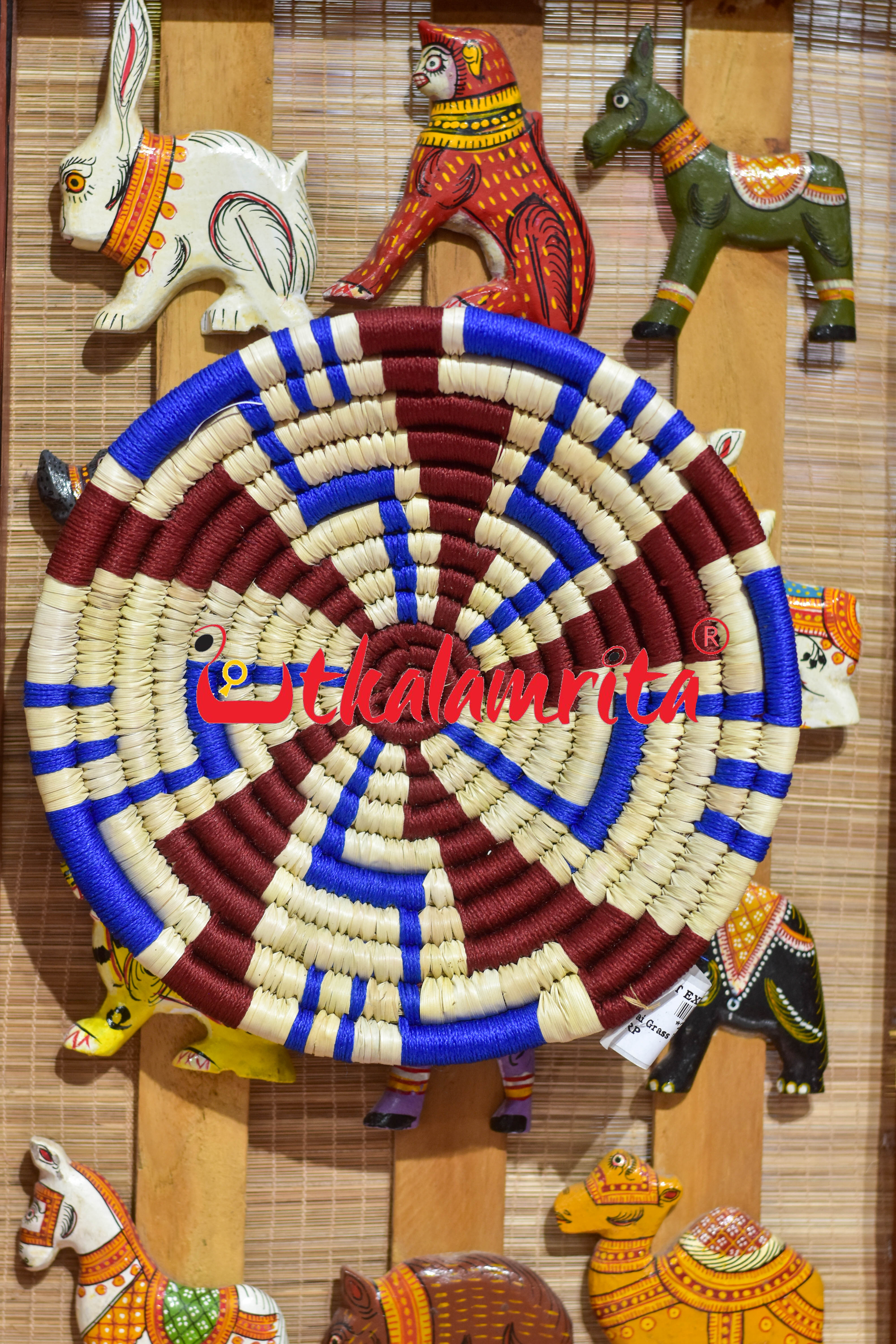 Sabai Grass Wall Basket (S)