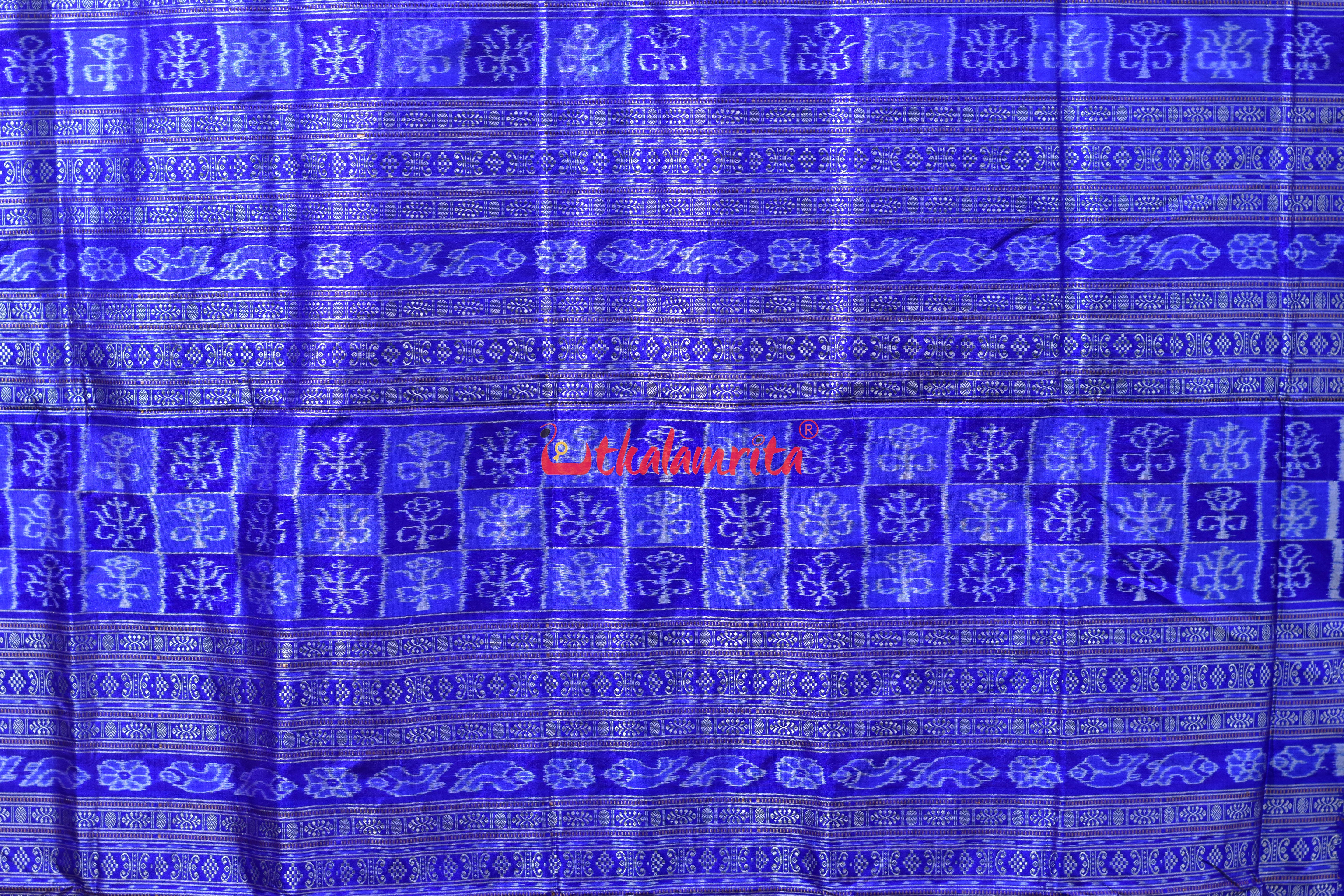 Baby Pink Tribals Bomkai Silk Saree