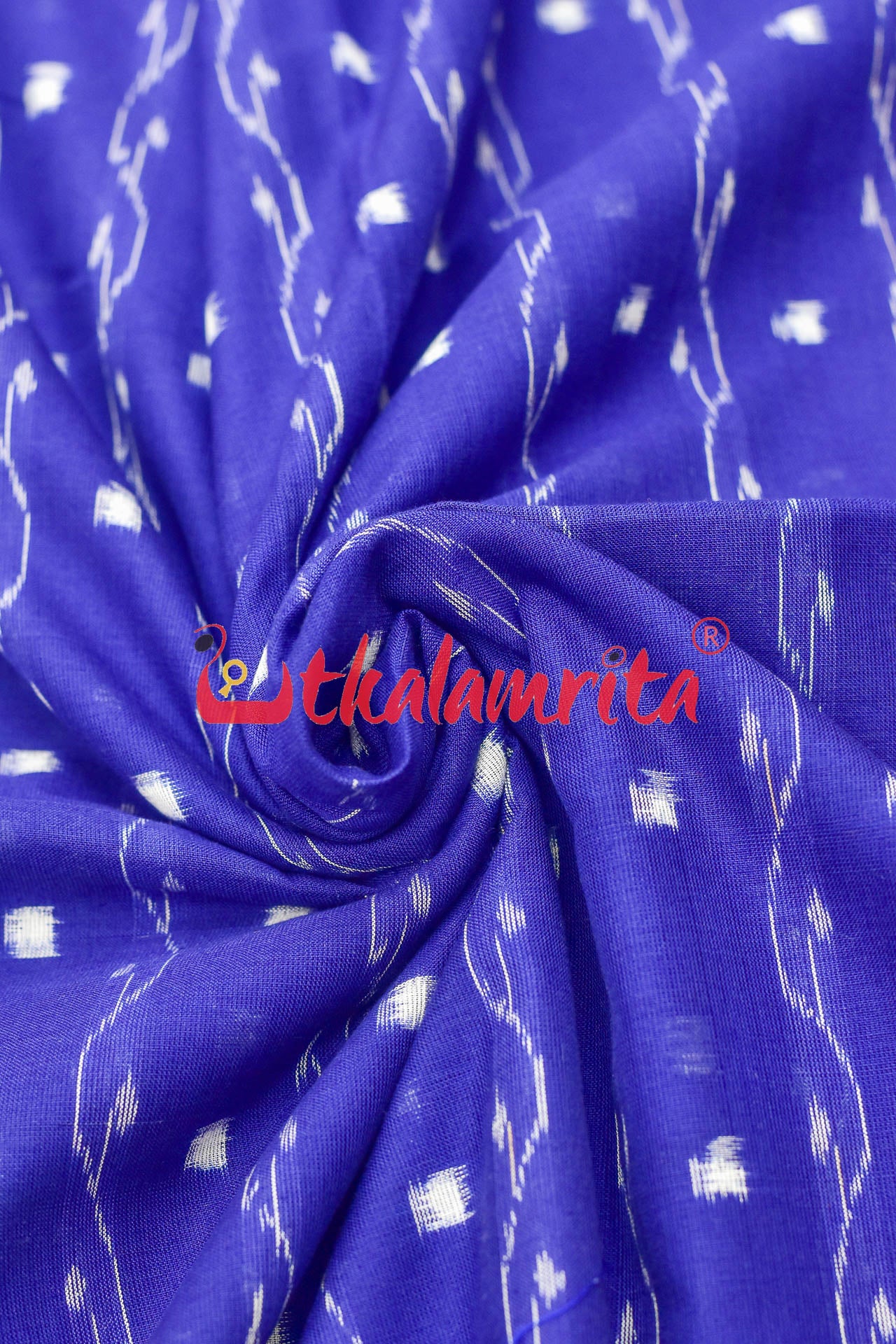 Blue Lahari Sambalpuri Tipa (Fabric)