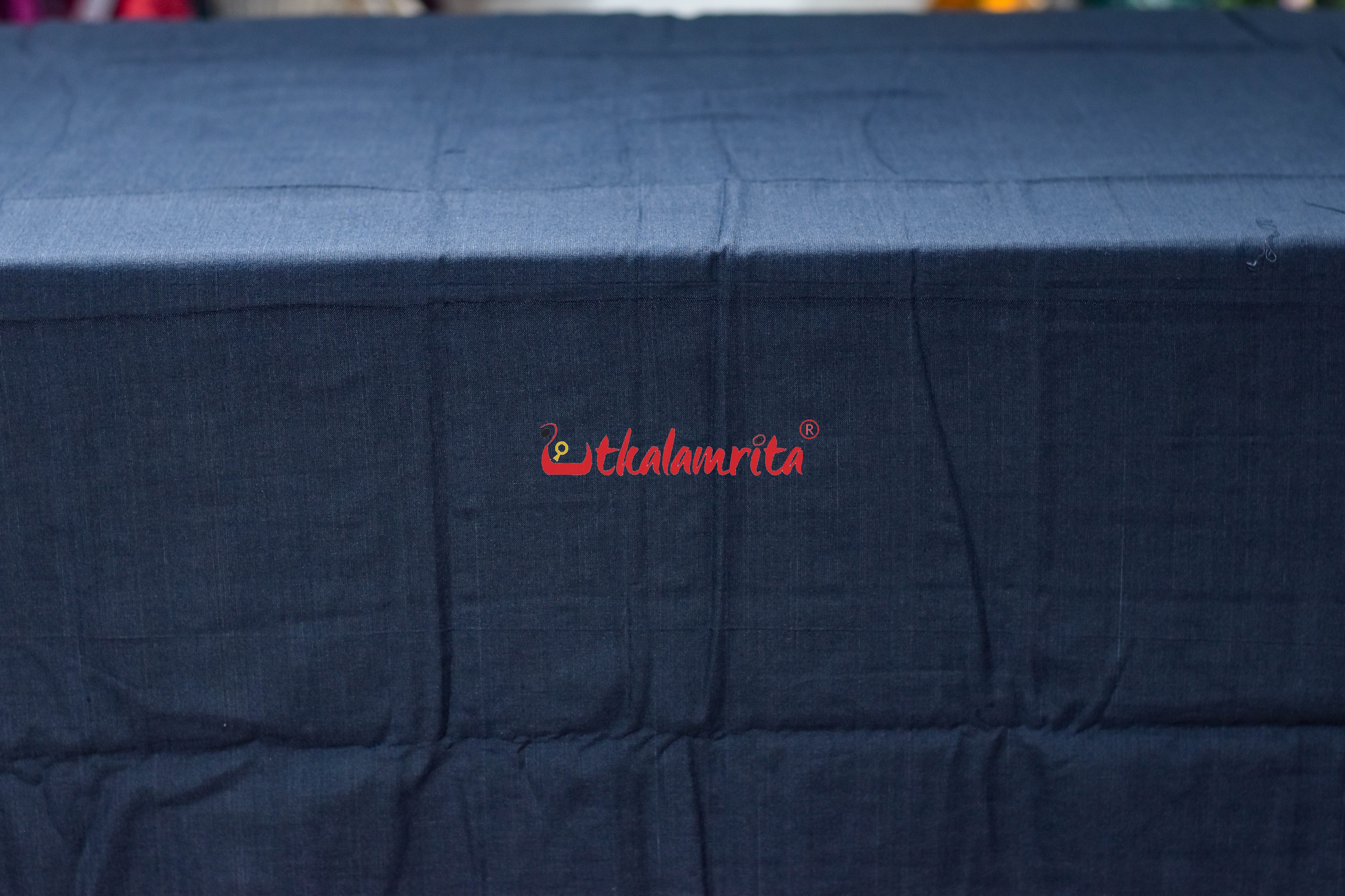 Black With Ikat Border (Fabric)