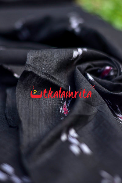 Black Pasapali with Flower (Fabric)