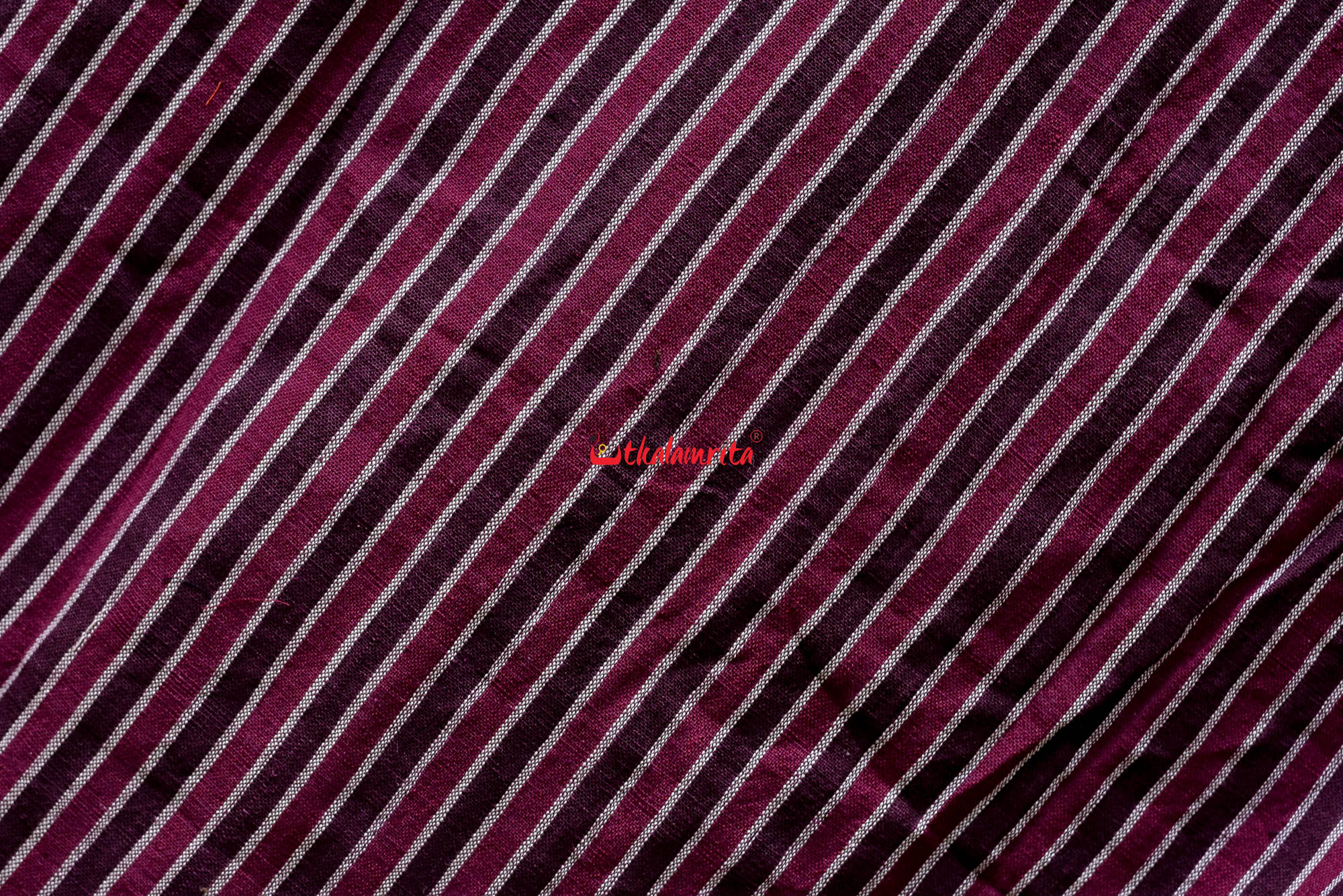 Maroon Coffee Lines- Half Kotpad Shirt