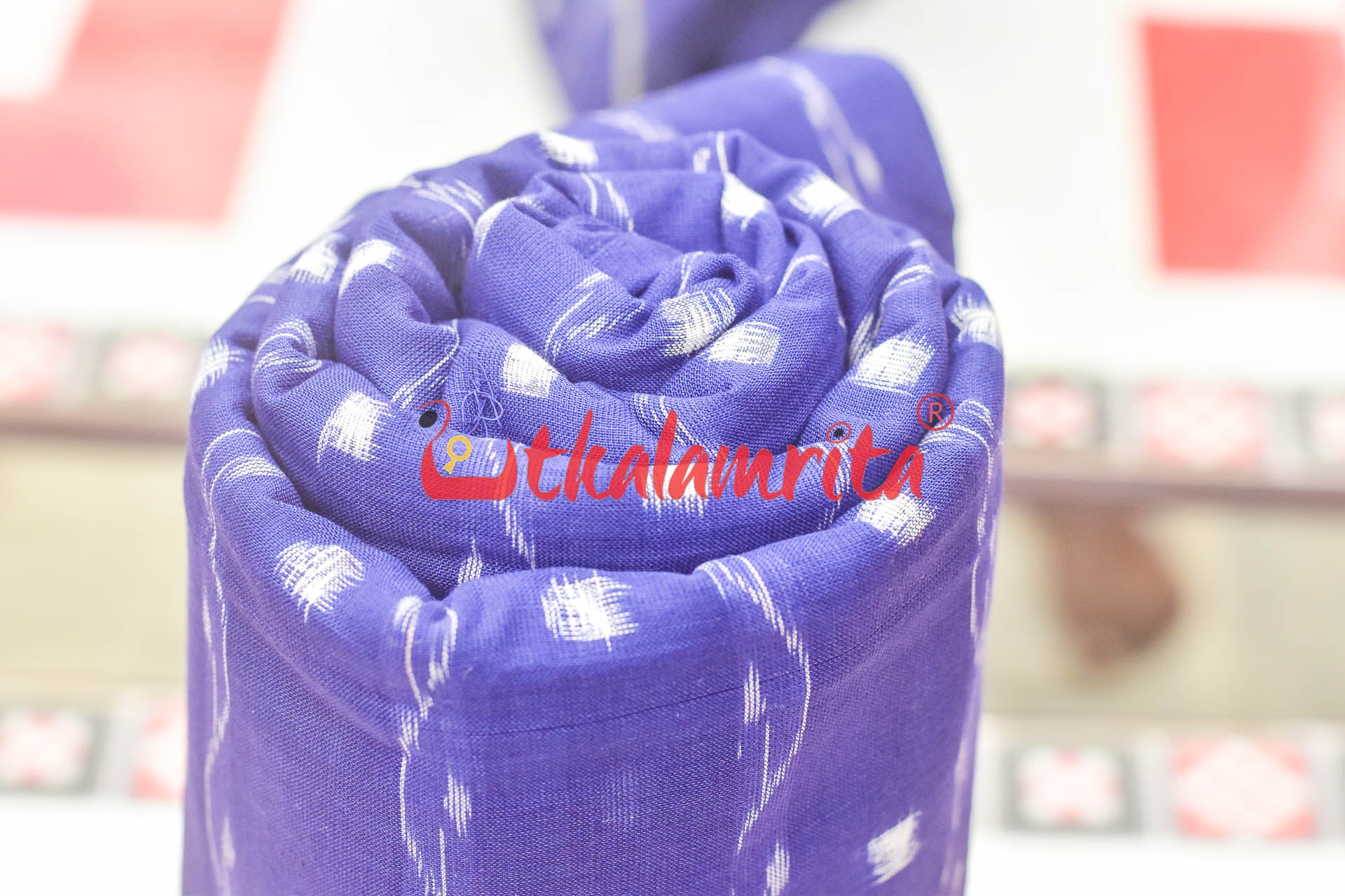 Blue Lahari Sambalpuri Tipa (Fabric)