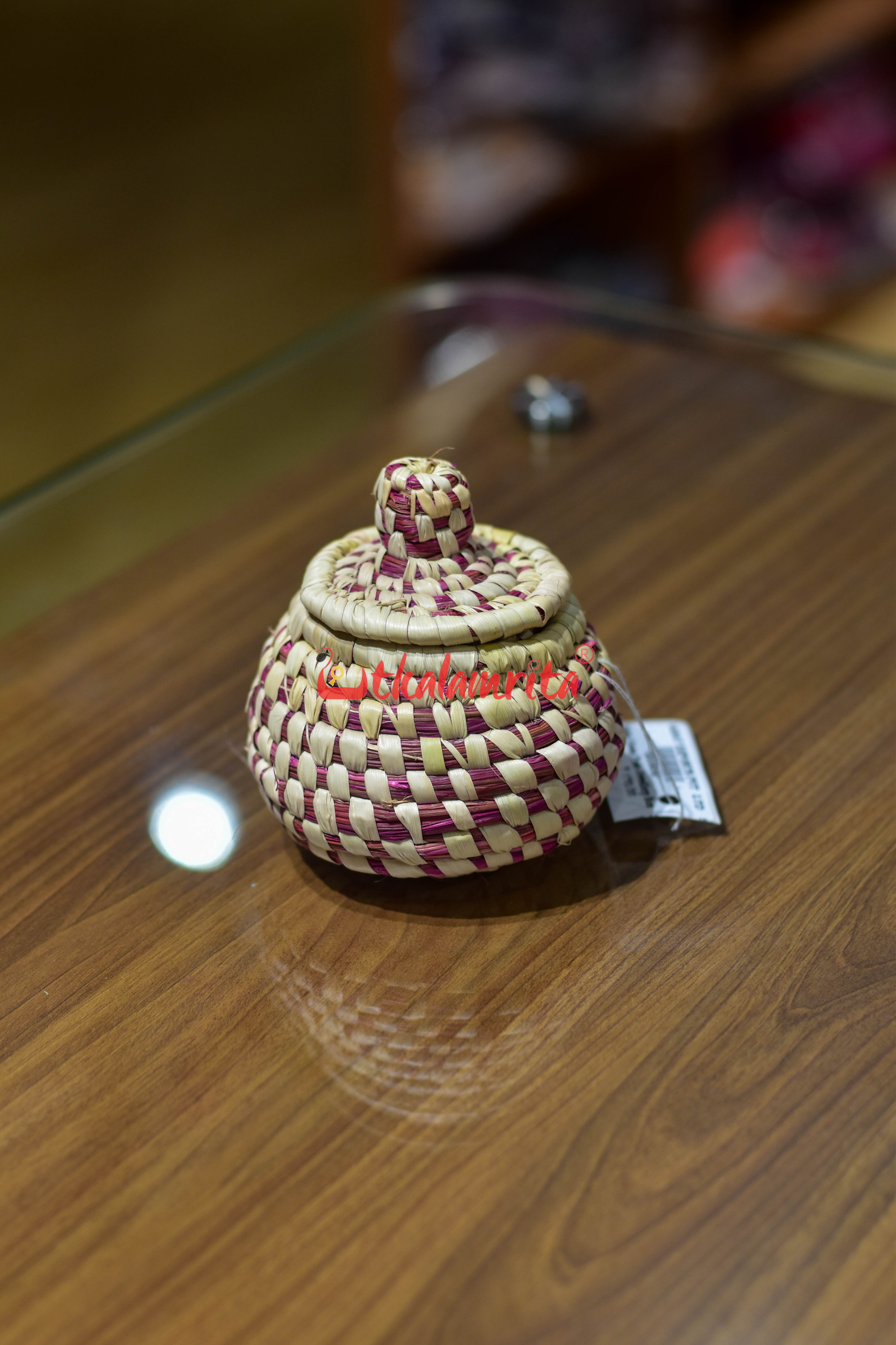 Sabai Grass Pink Jewellery Box