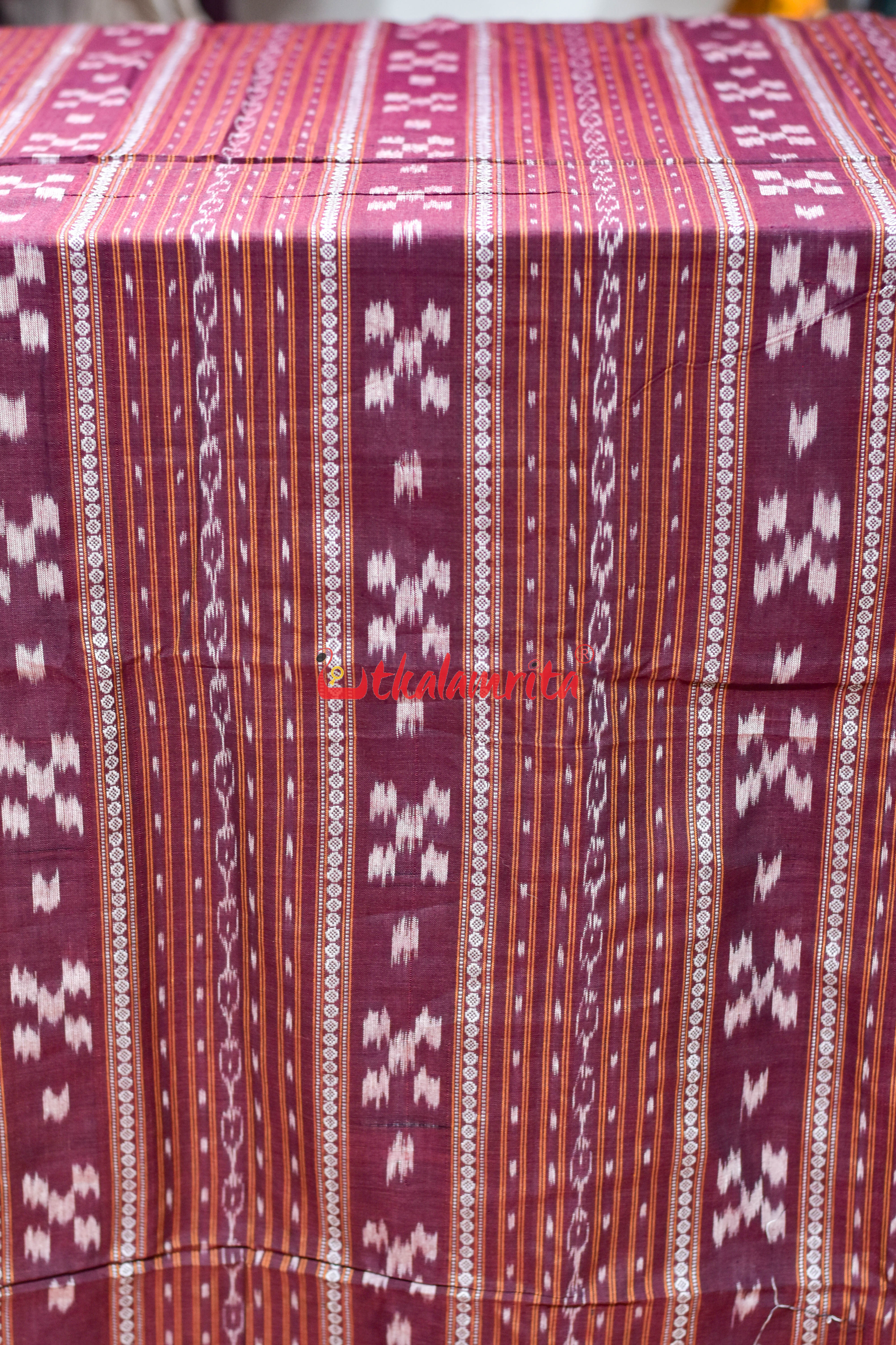 Coffee Pasapali Ikat Cotton (Fabric)