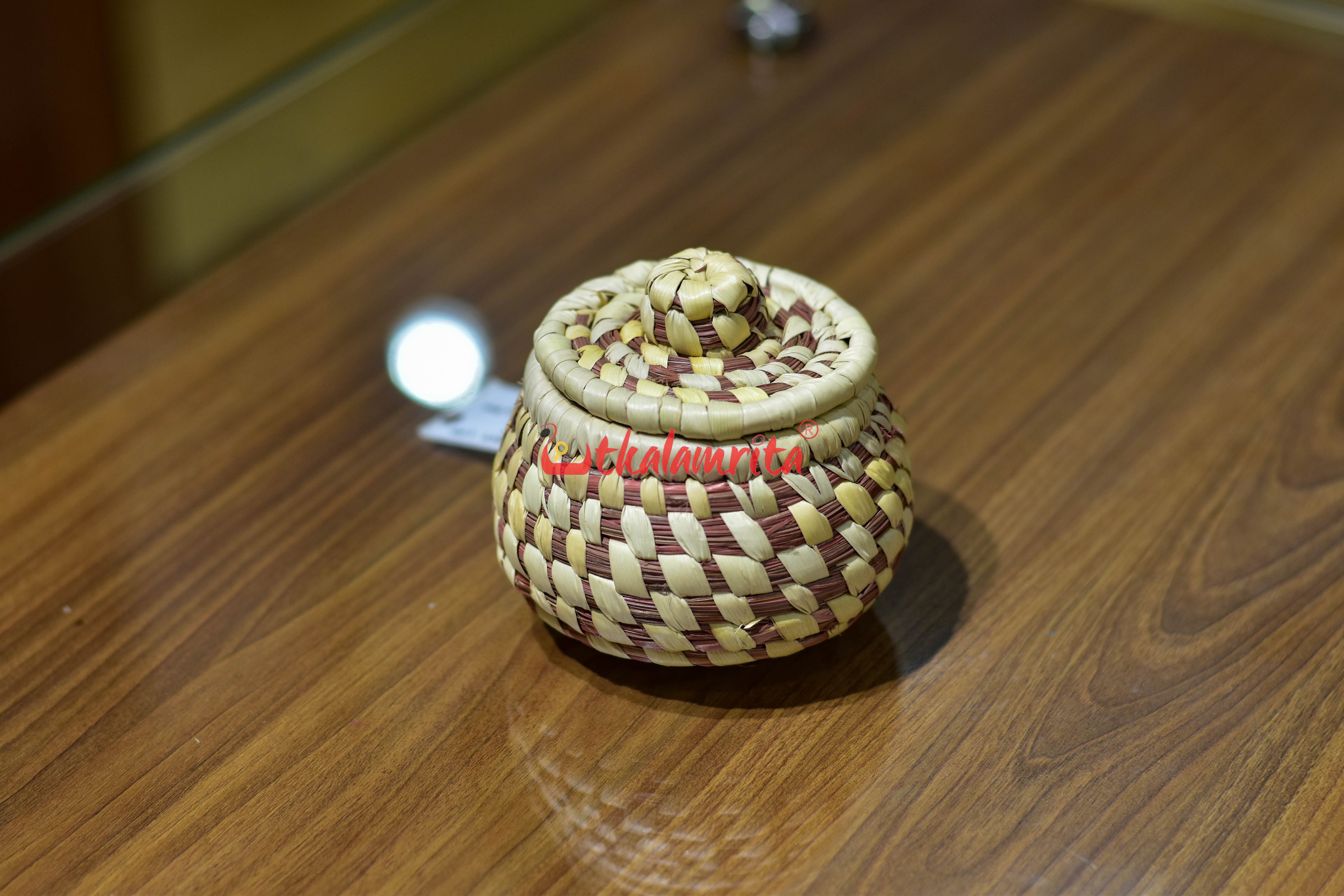 Sabai Grass Rust Jewellery Box