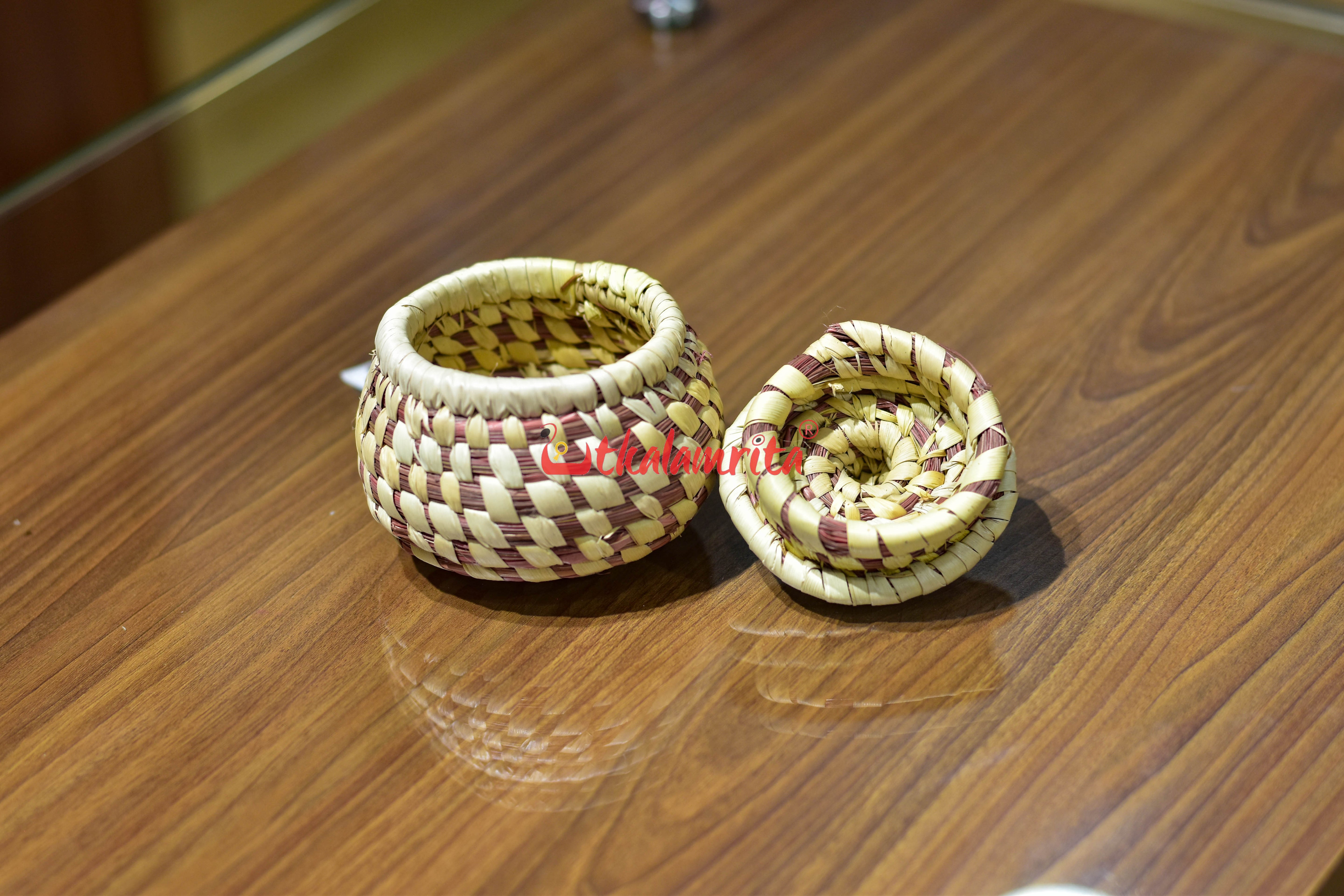 Sabai Grass Rust Jewellery Box