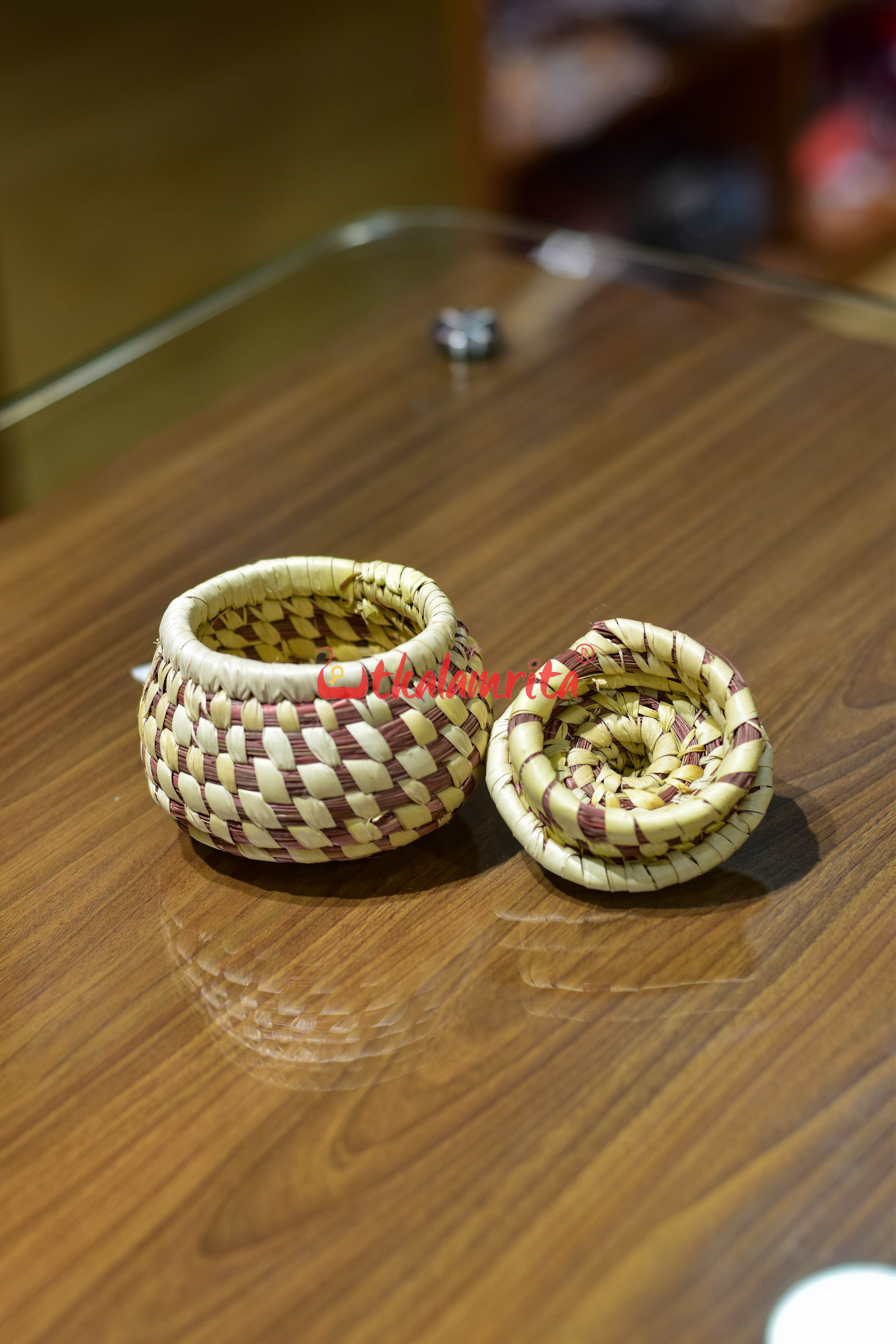 Sabai Grass Rust Jewellery Box