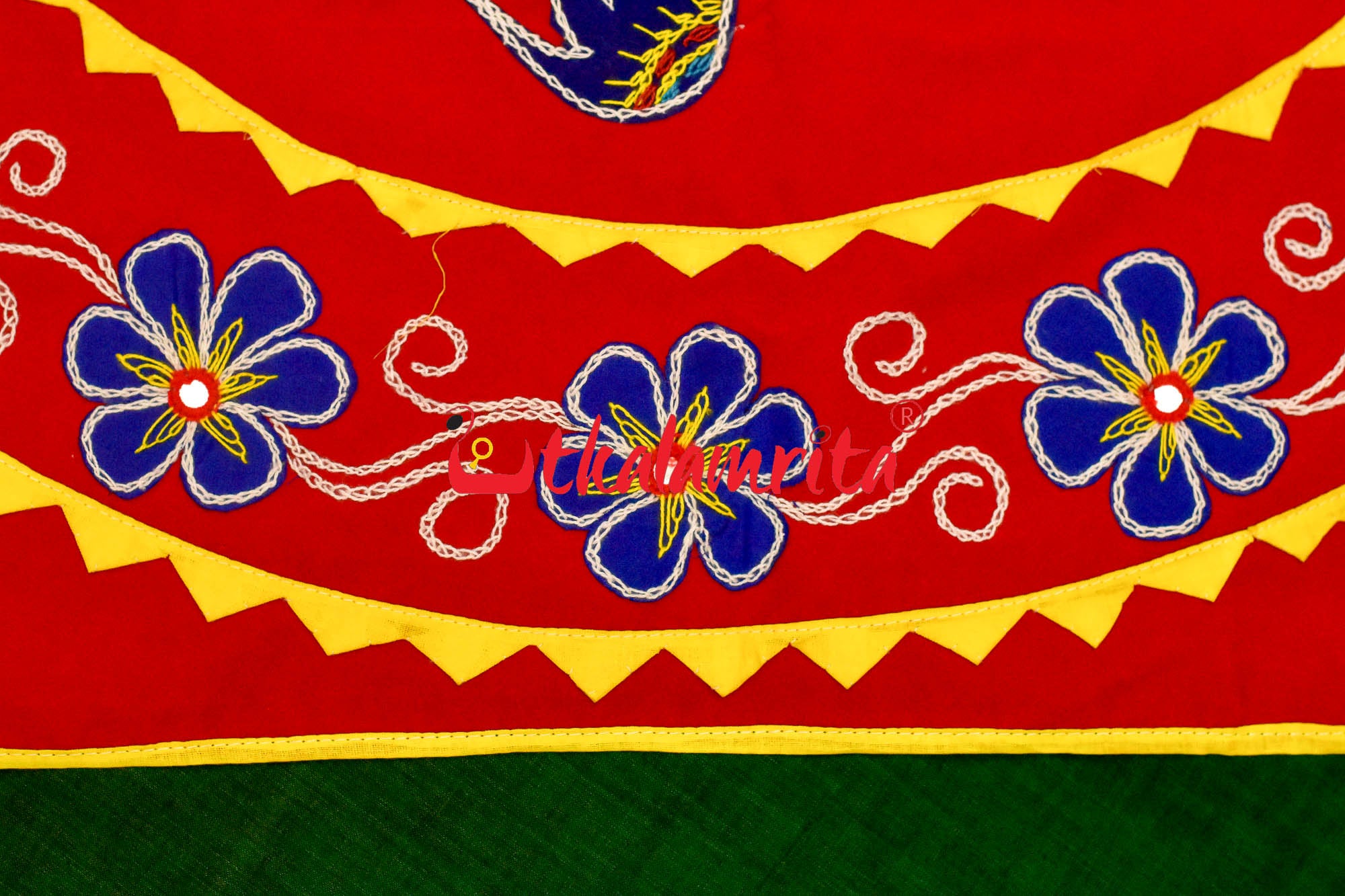 Red Ganesha Single Applique