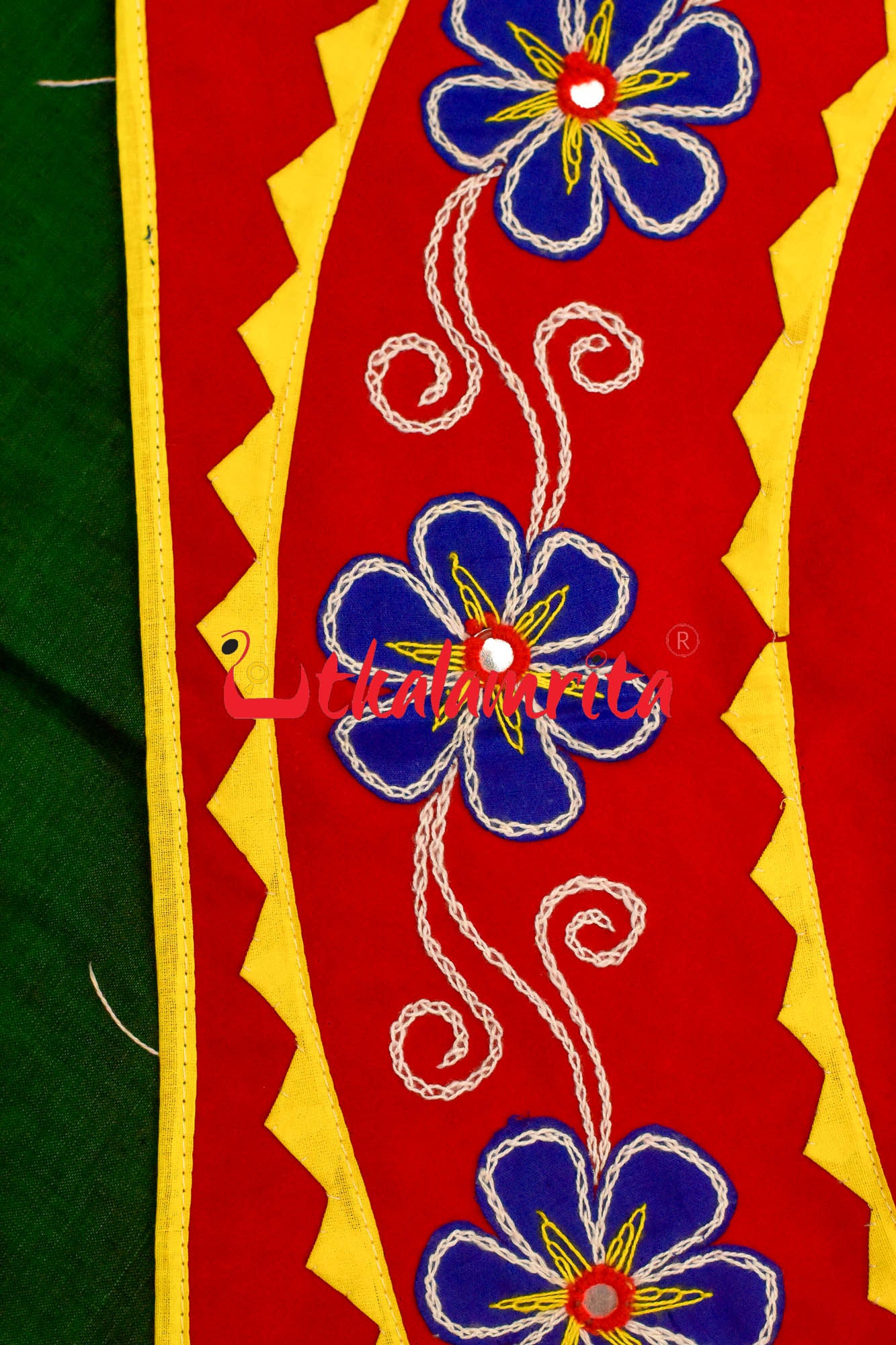 Red Ganesha Single Applique