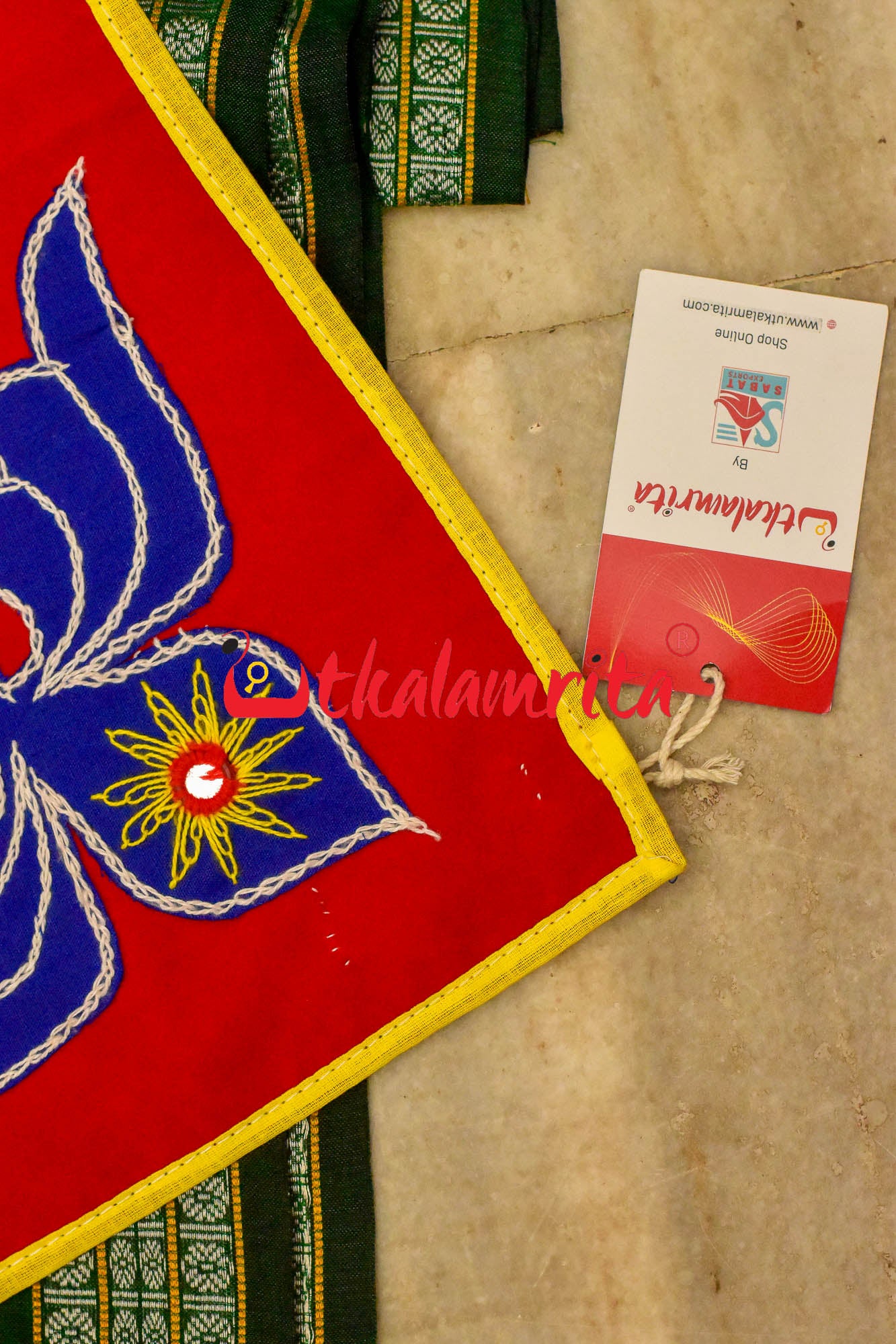 Red Ganesha Single Applique