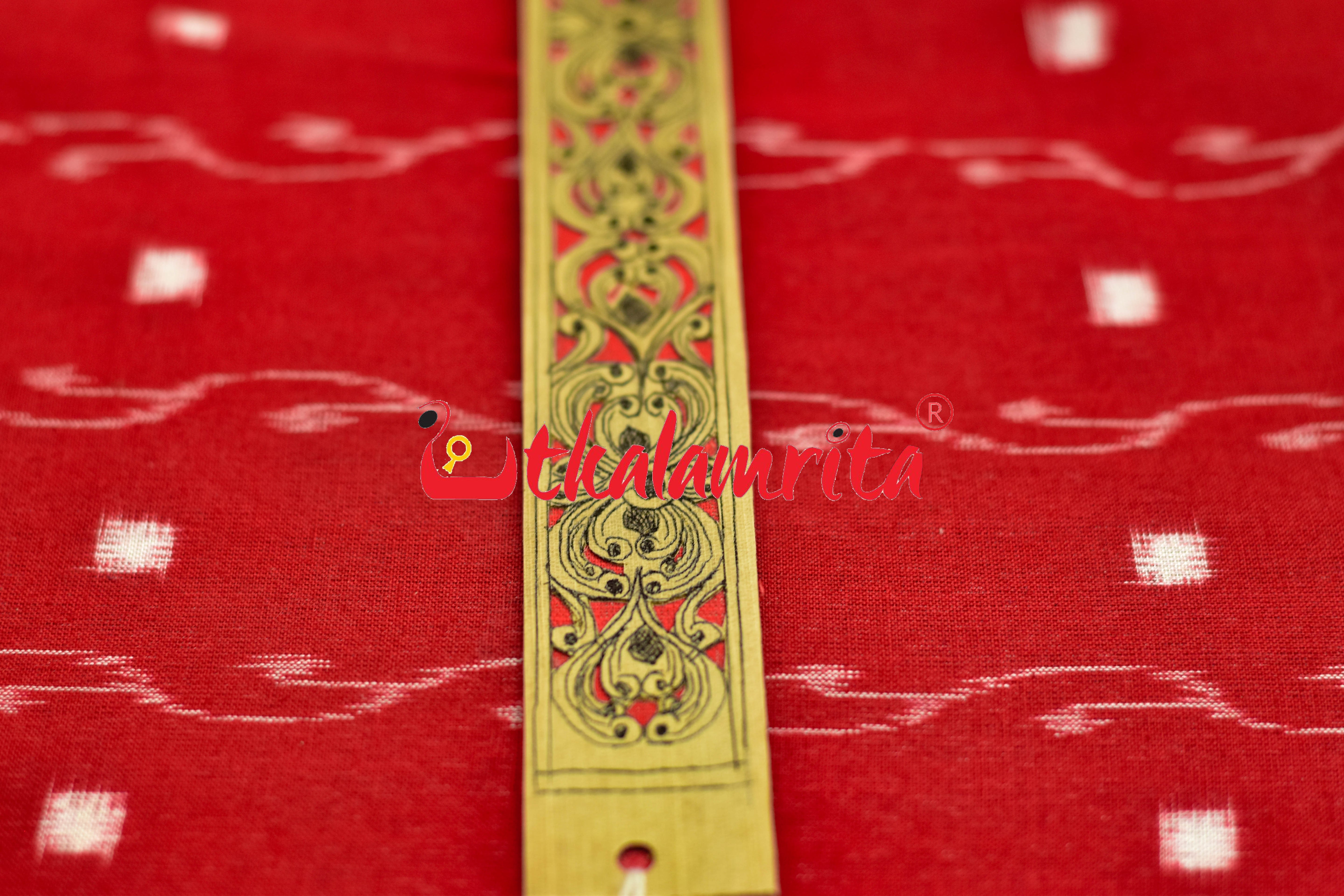 Orange Triple Flower (Talapatra Bookmark)
