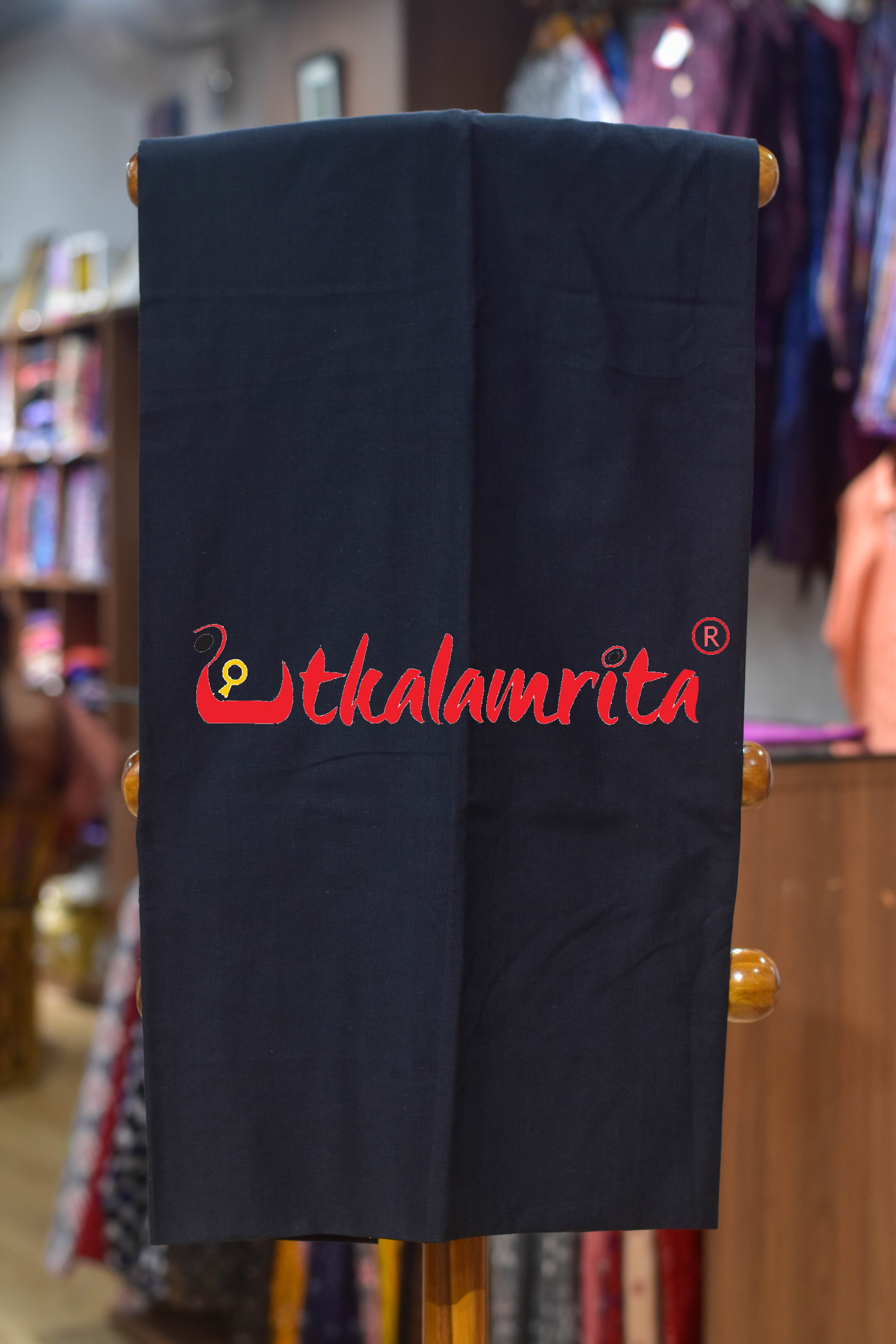 Purple Black Cut Tribals Sambalpuri Cotton Dress Set