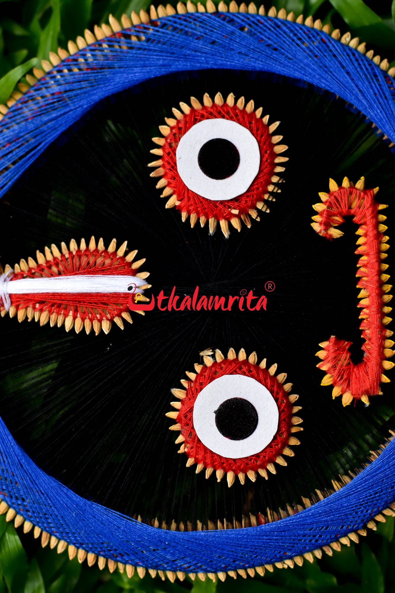 Jagannath Blue Paddy Wall Hanging