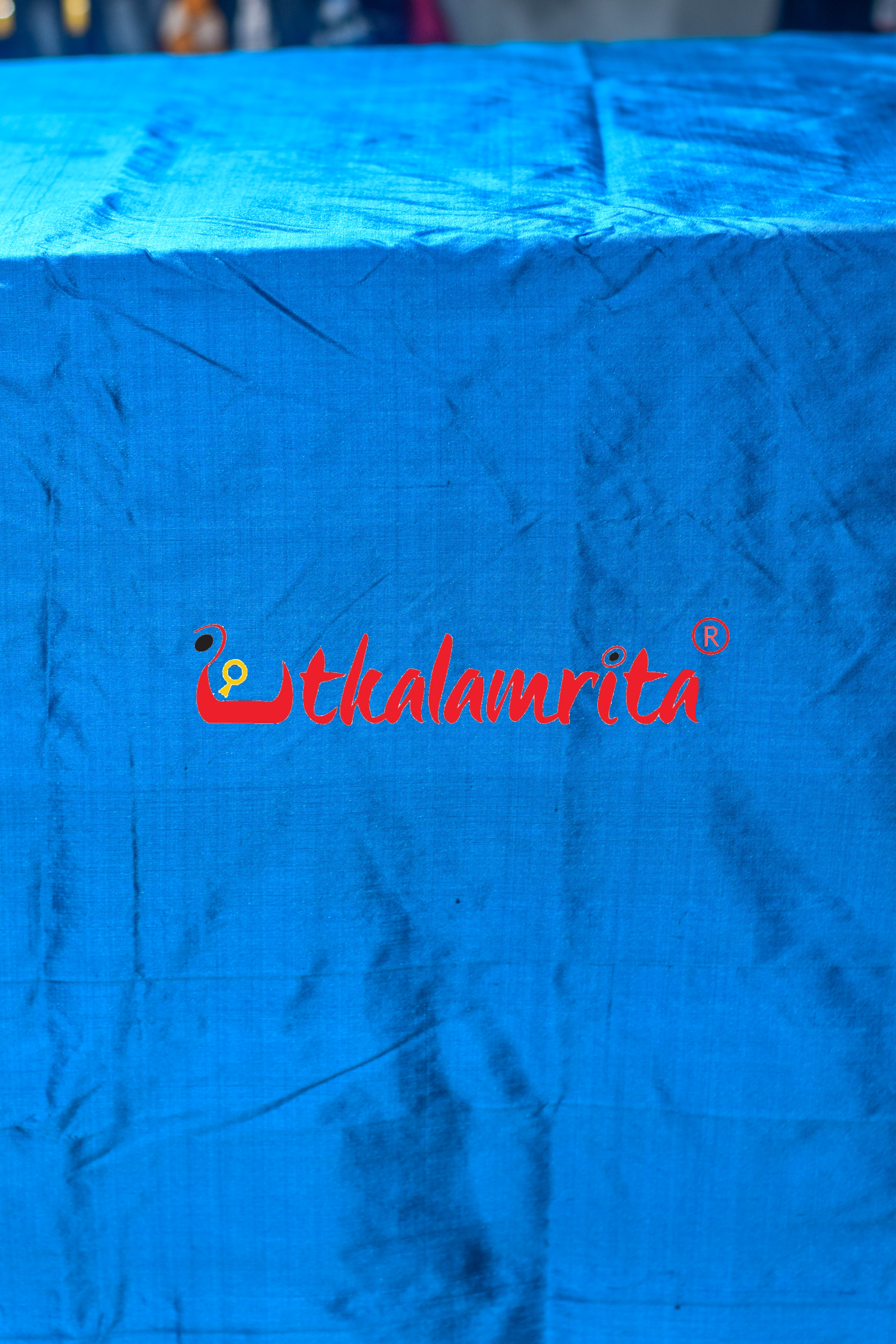 Copper Sulphate Plain Silk (Fabric)