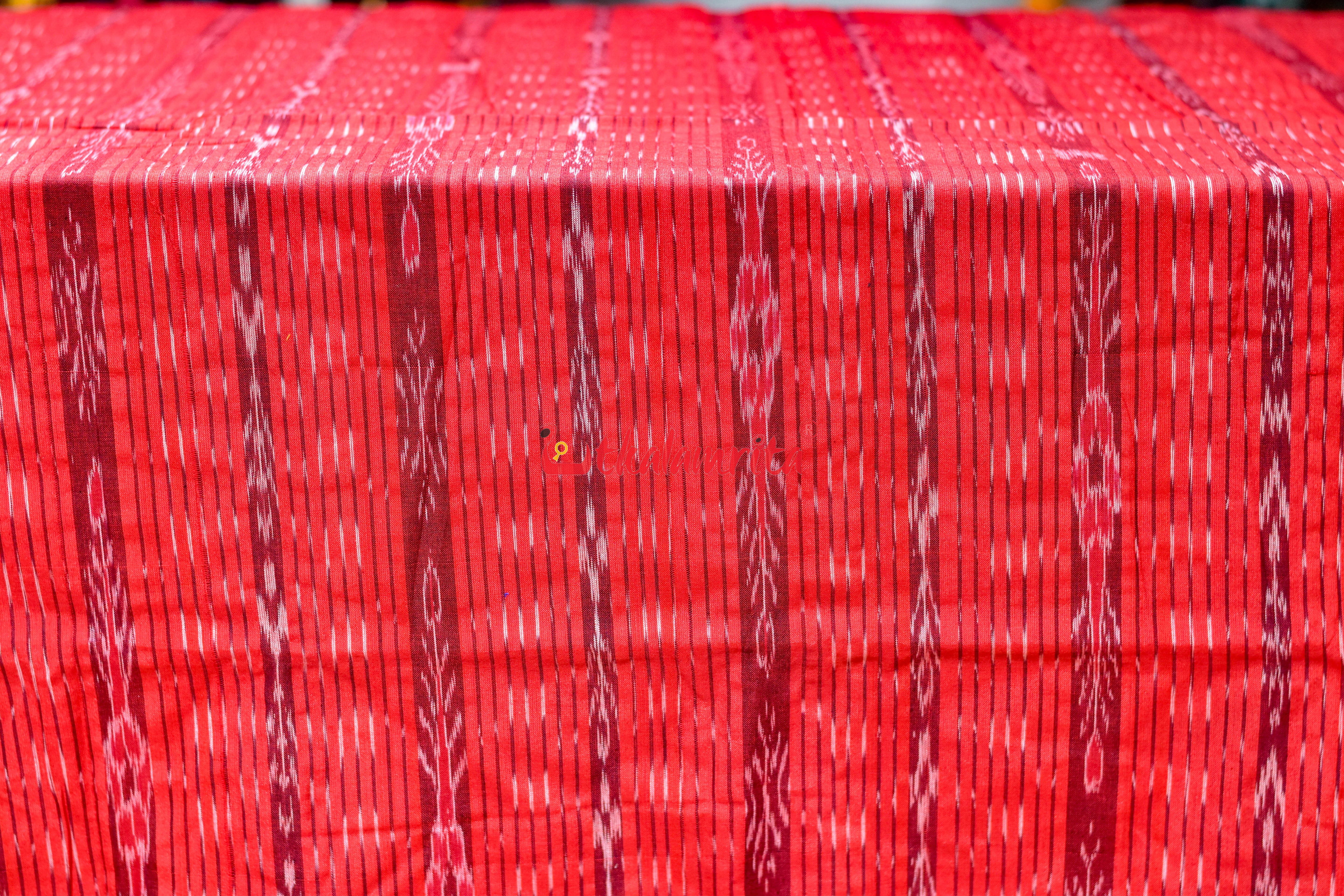 Red Flower Anjimala Cotton (Fabric)