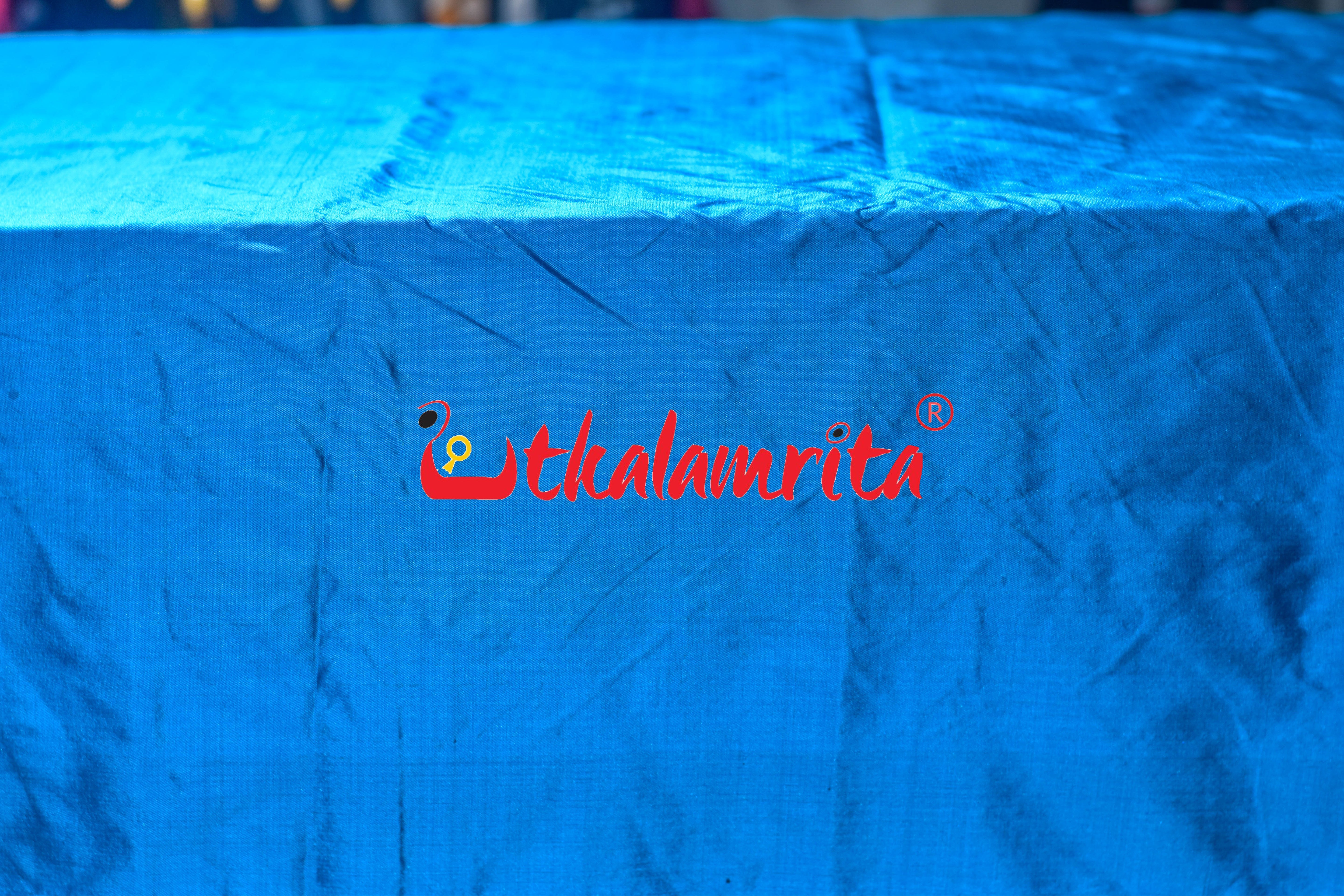 Copper Sulphate Plain Silk (Fabric)