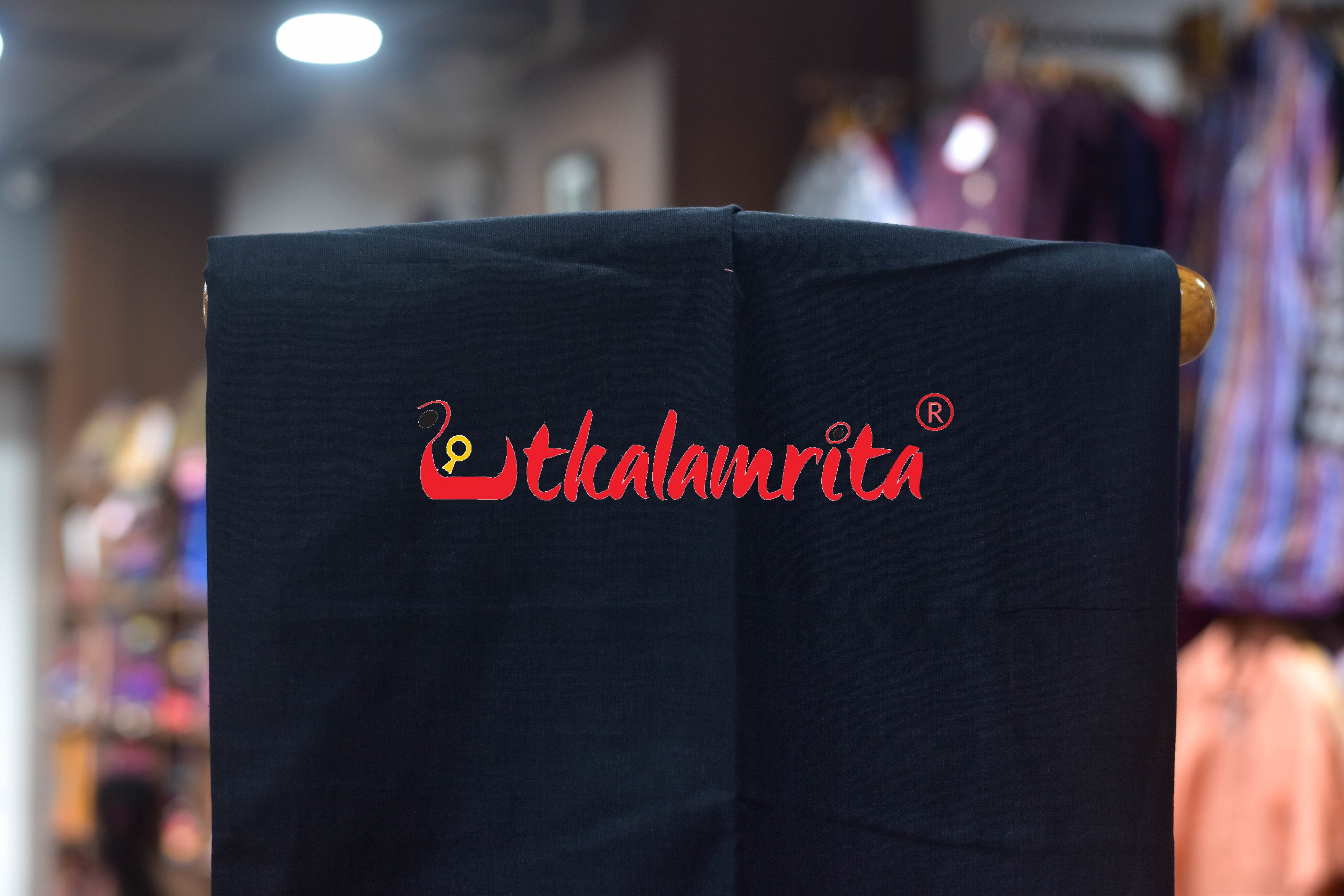 Orange Black Jodi Tribals Cotton Dress Set