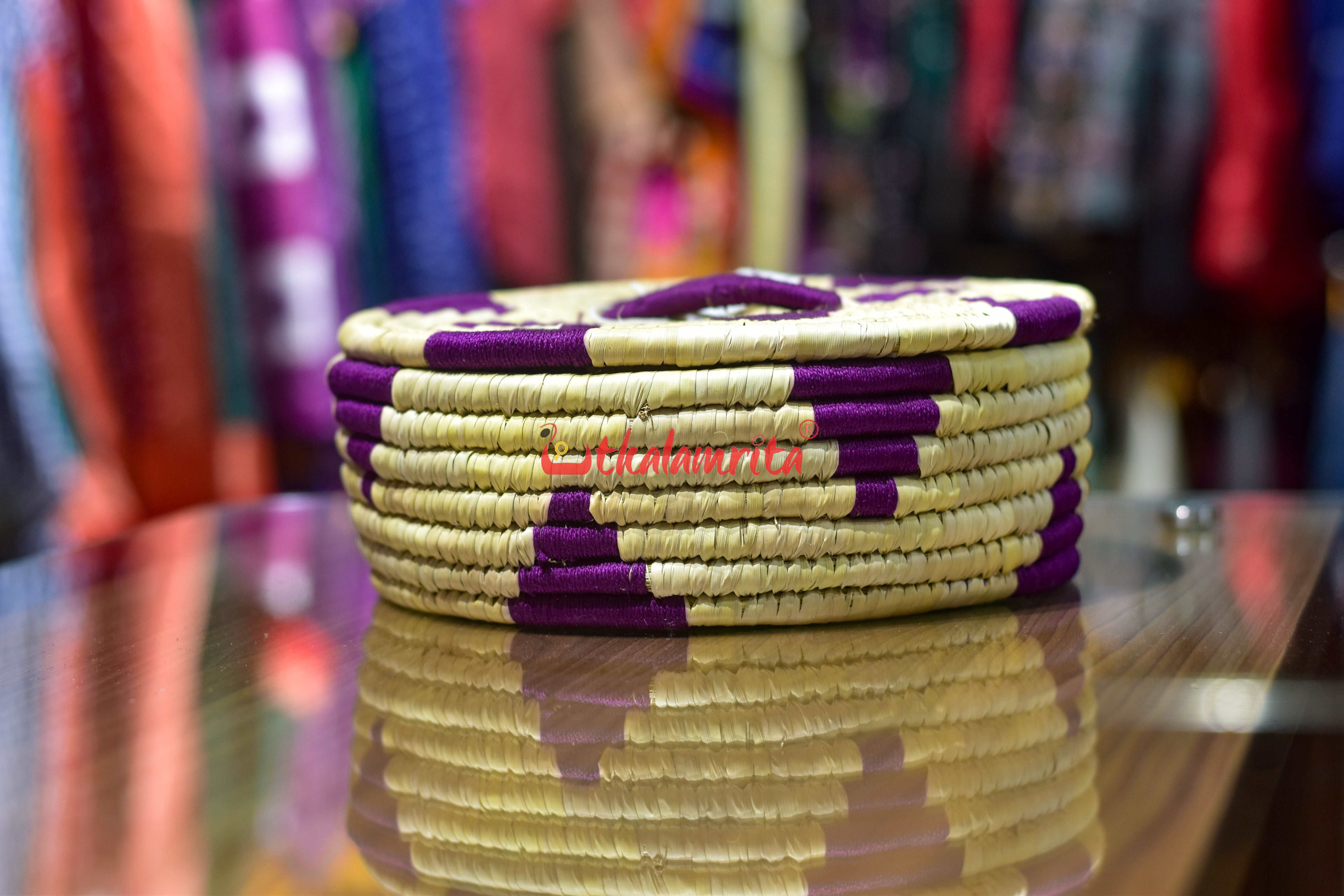 Leo Sabai Grass Roti Box (Purple)