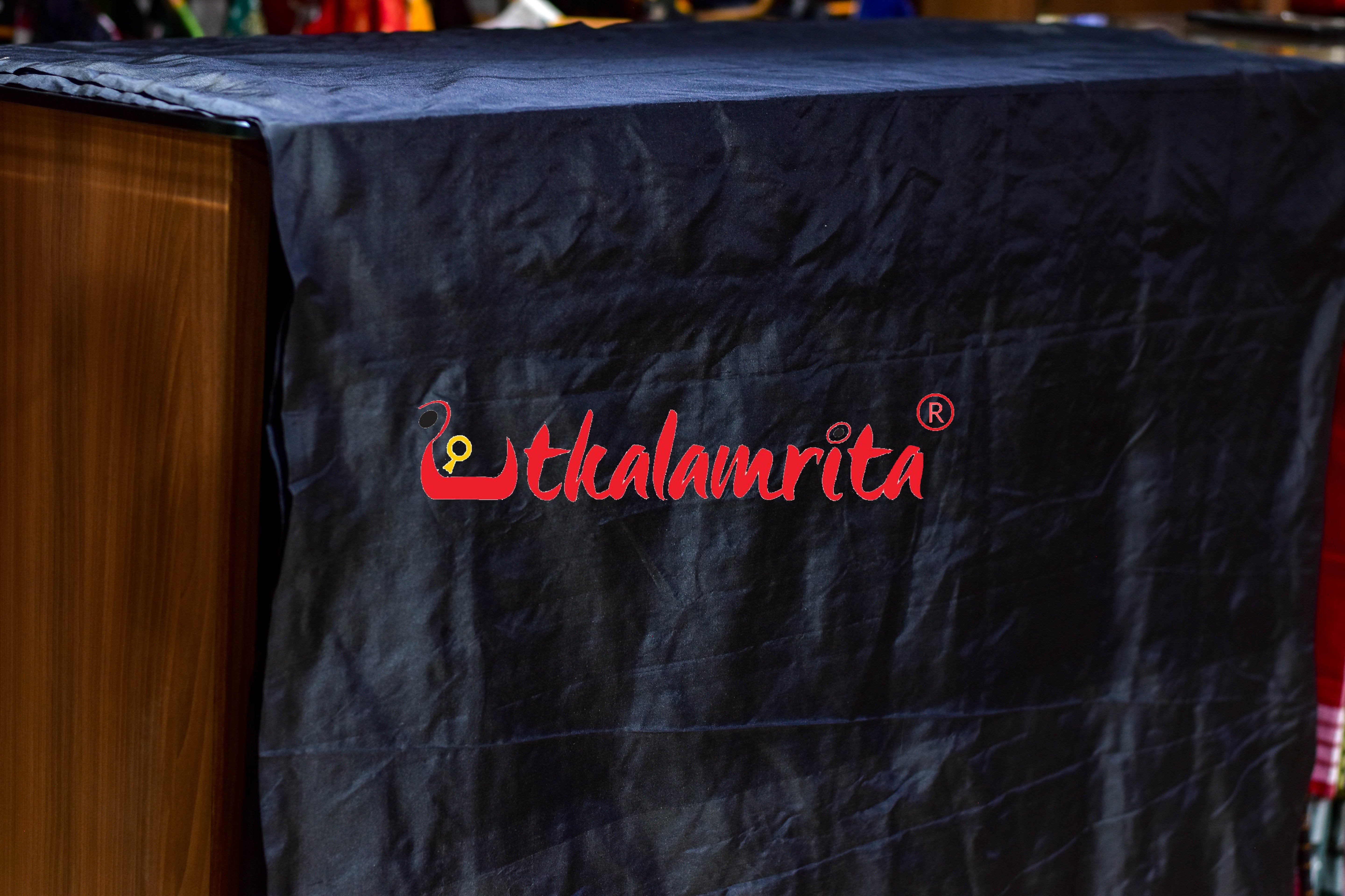 Black Plain Silk (Fabric)