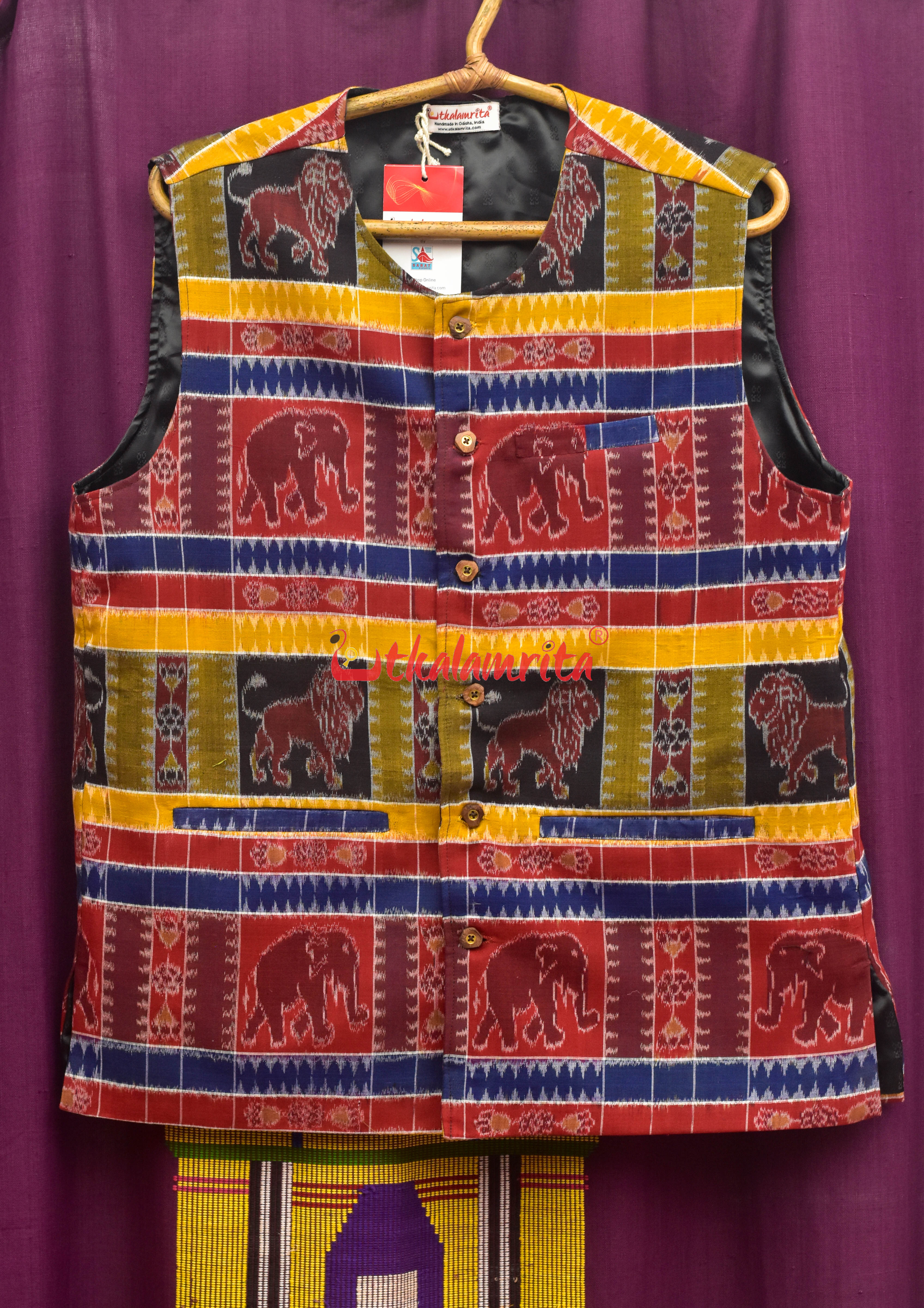 Singha Utkala Laxmi Sambalpuri Cotton (Jacket)