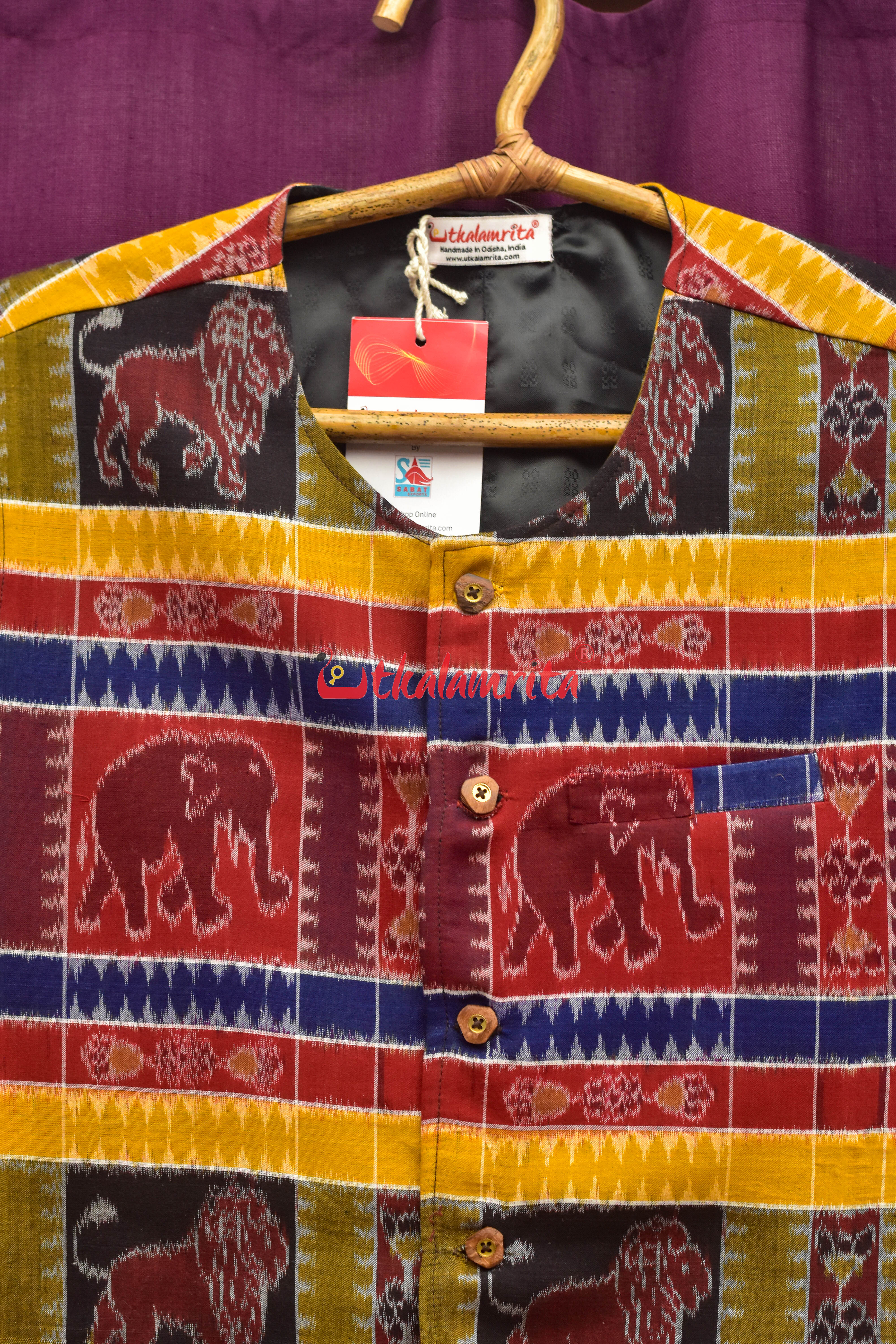 Singha Utkala Laxmi Sambalpuri Cotton (Jacket)