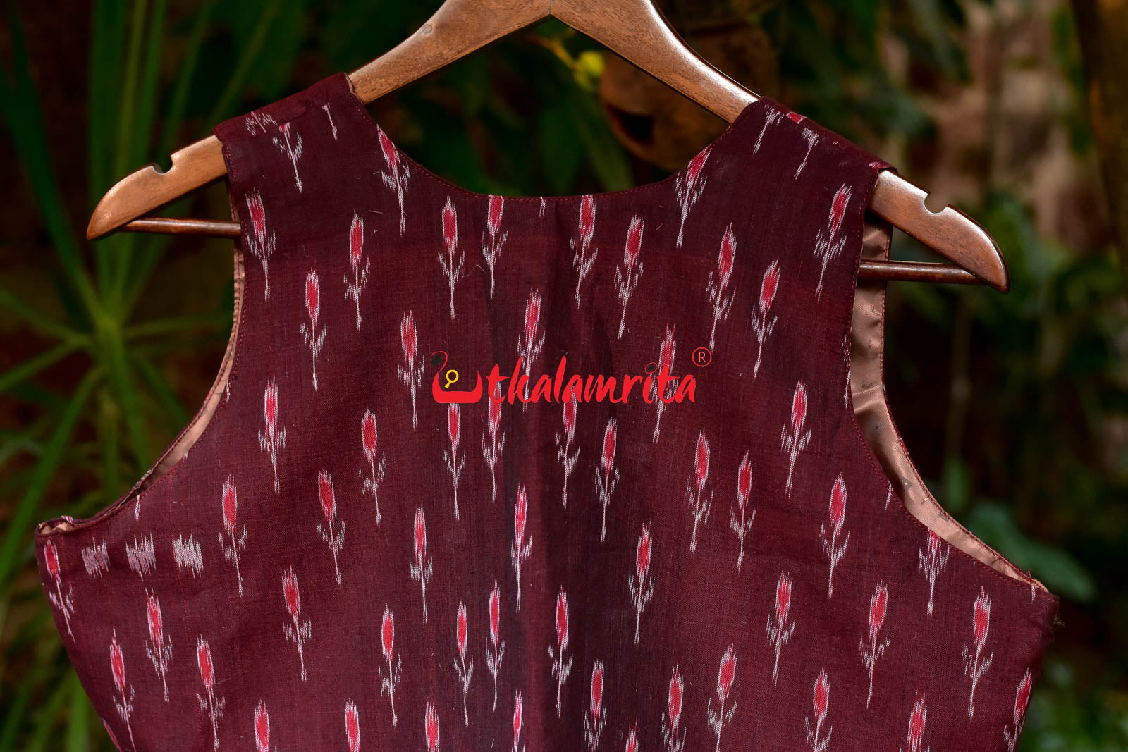 Maroon Labanga Bandha Front Tie (Ladies Shrug)