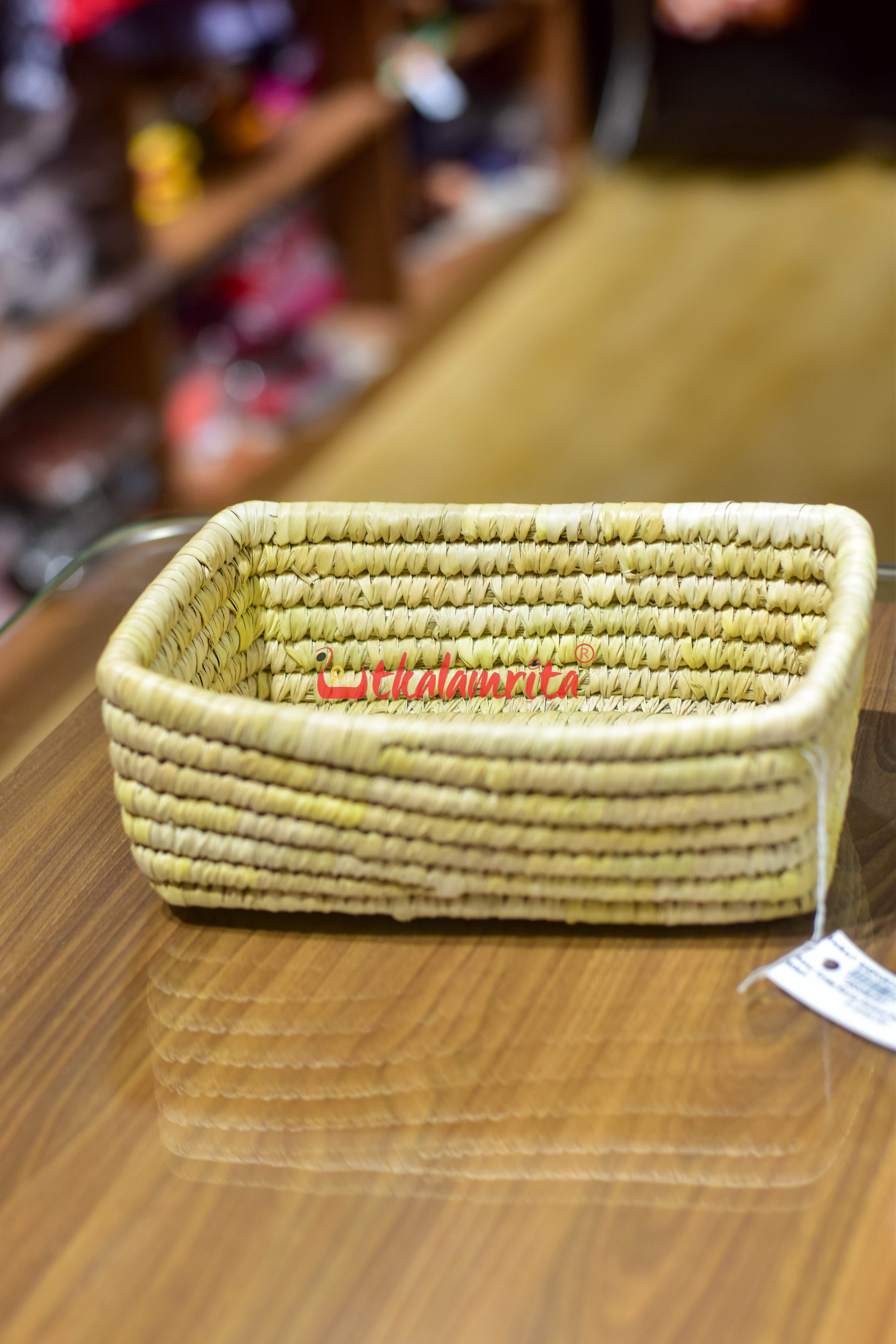 Sabai Grass Recta Natural Basket