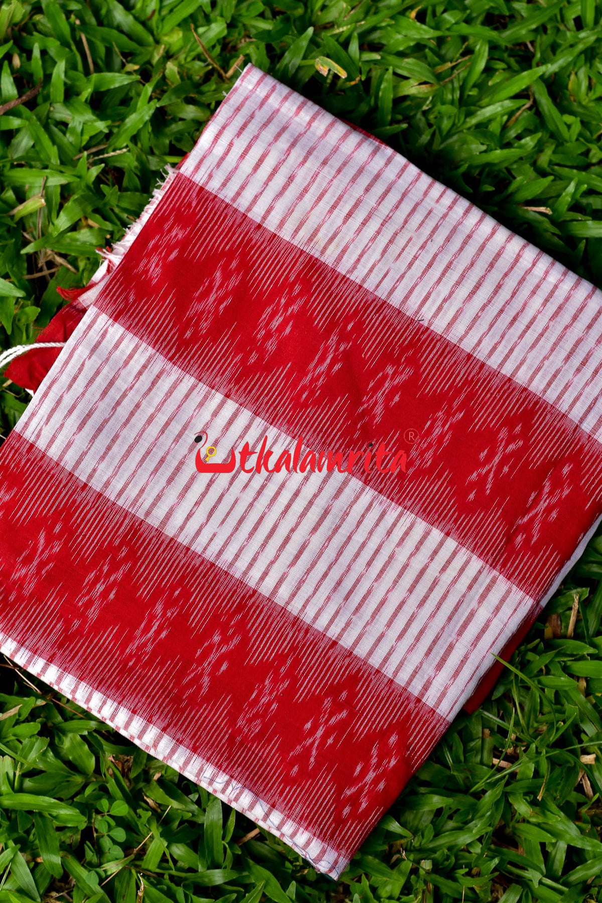 White Red Bandha (Fabric)