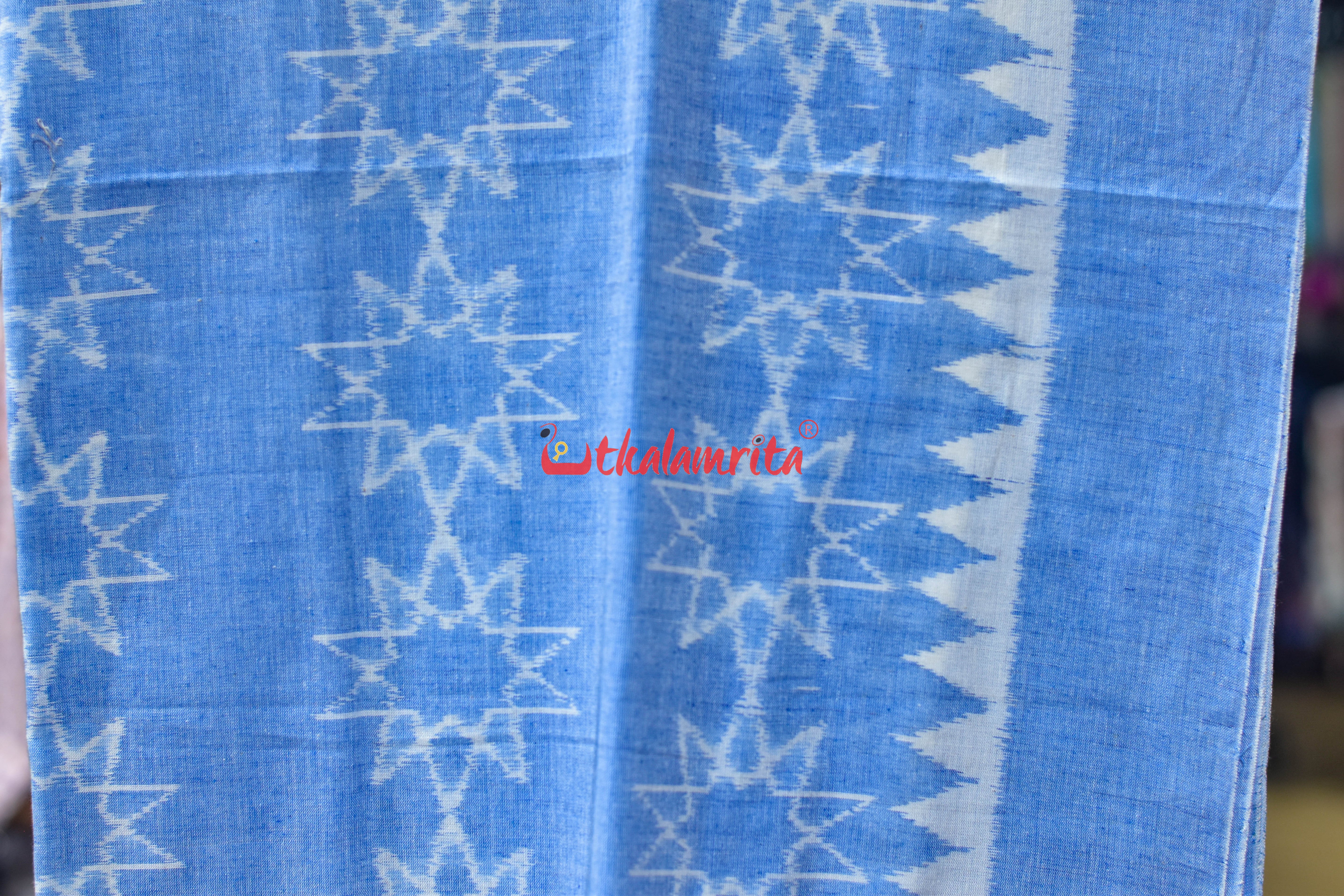 Sky Star Cotton Ikat (Dupatta)
