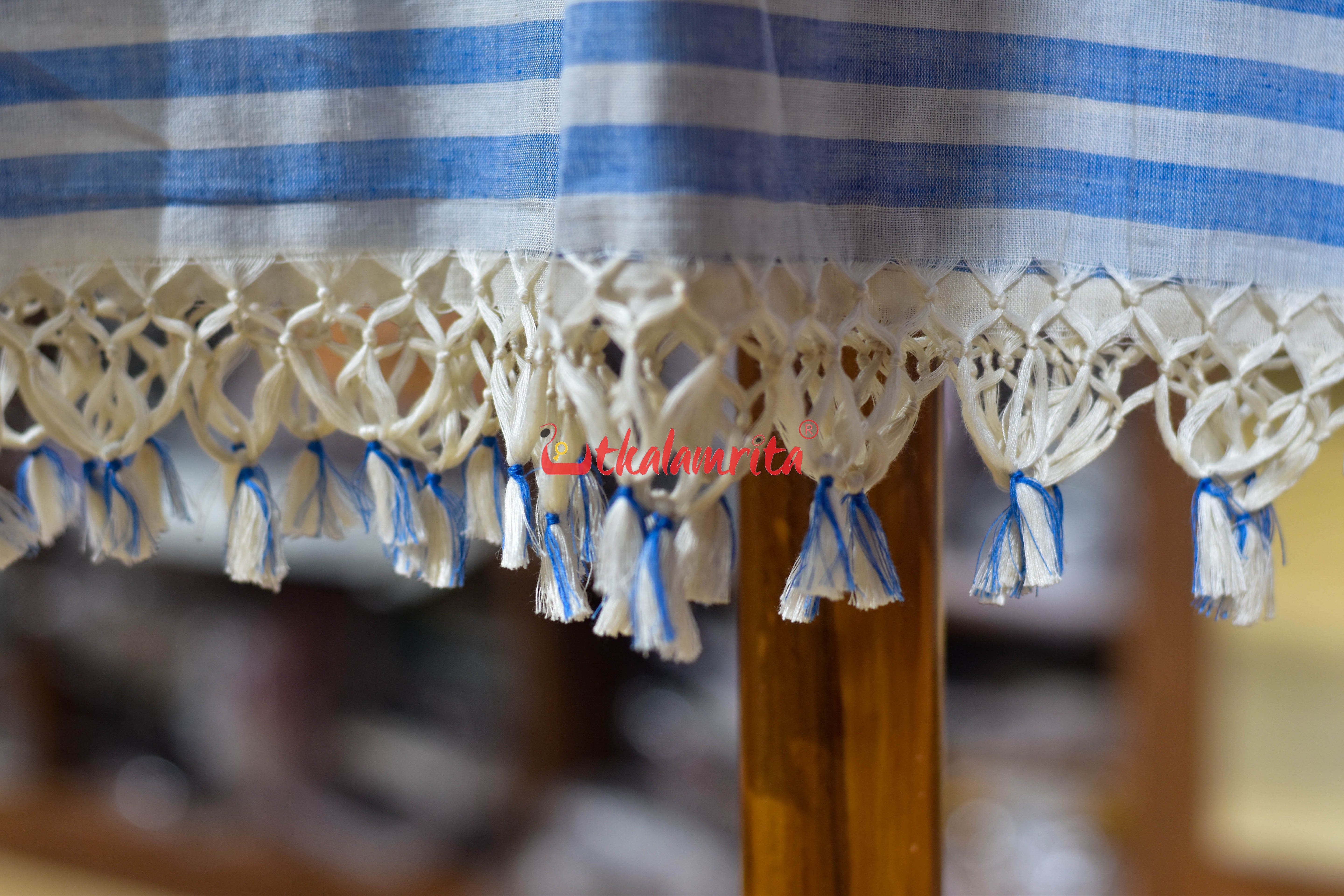 Sky Star Cotton Ikat (Dupatta)