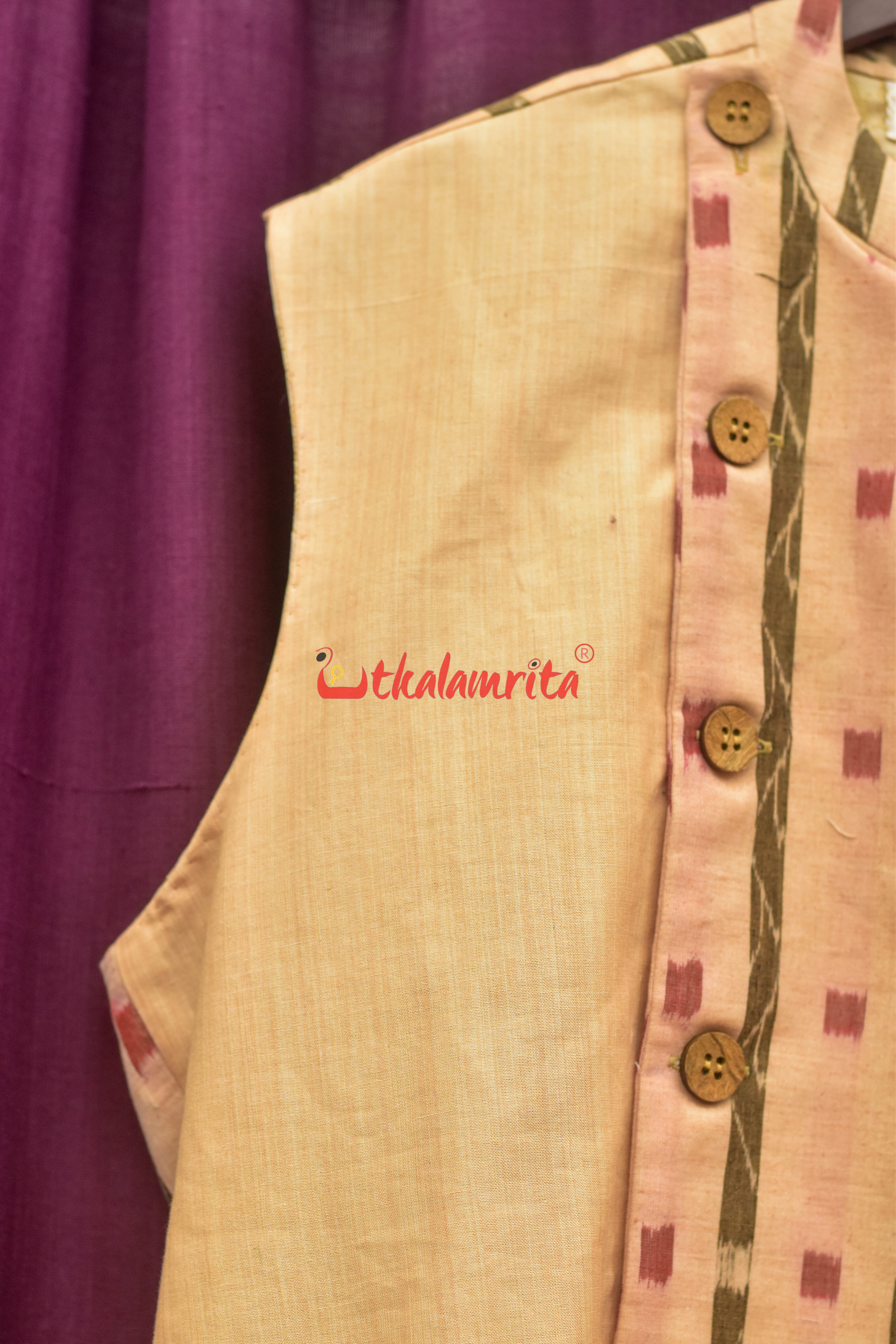Matha Red Dots Lata Asymmetric (Men's Jacket)